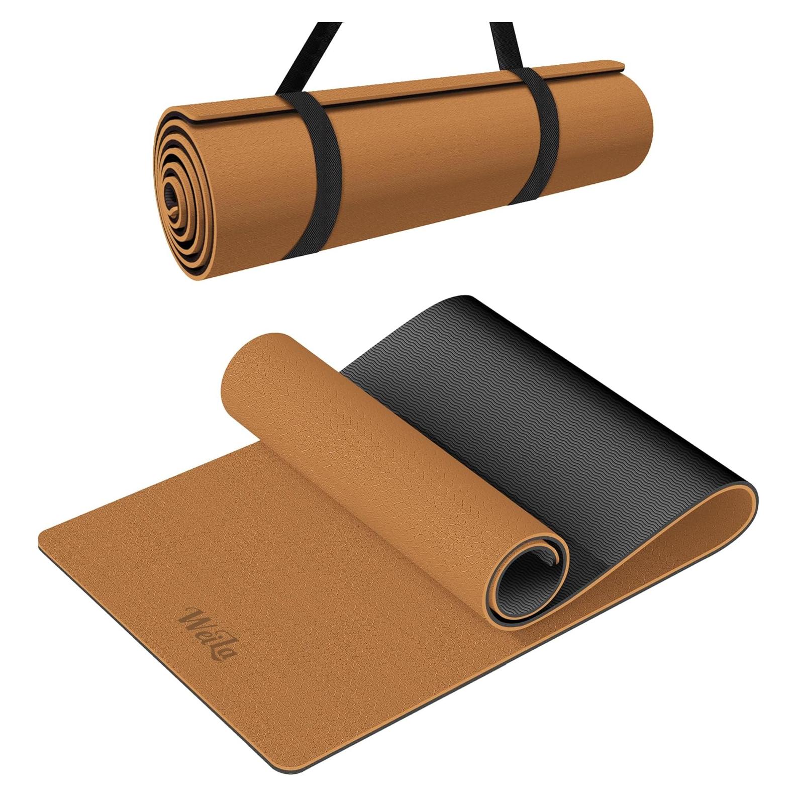 Alfombrilla de Yoga TPE Antideslizante Welia 6mm Doble Cara