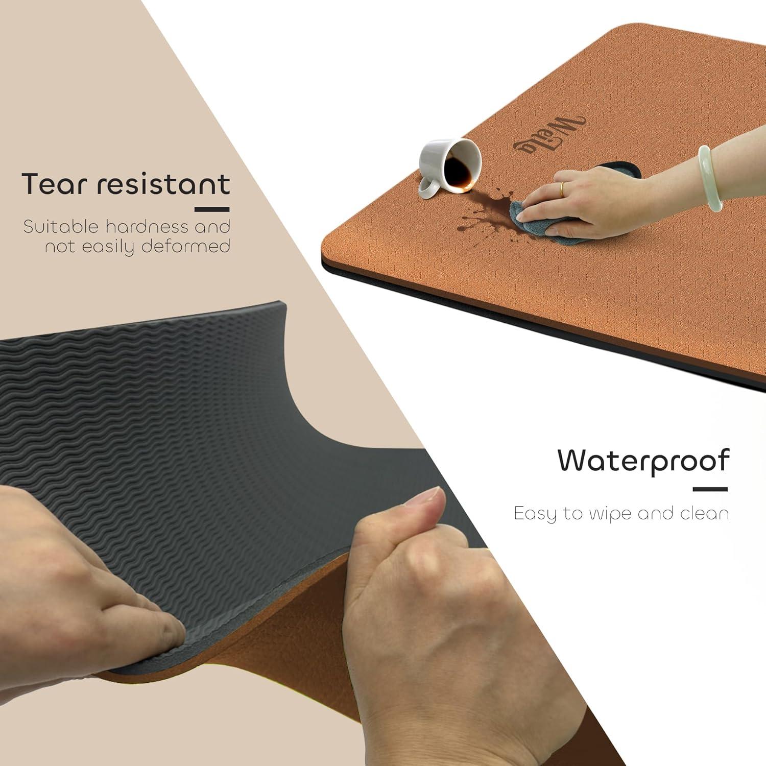 Alfombrilla de Yoga TPE Antideslizante Welia 6mm Doble Cara