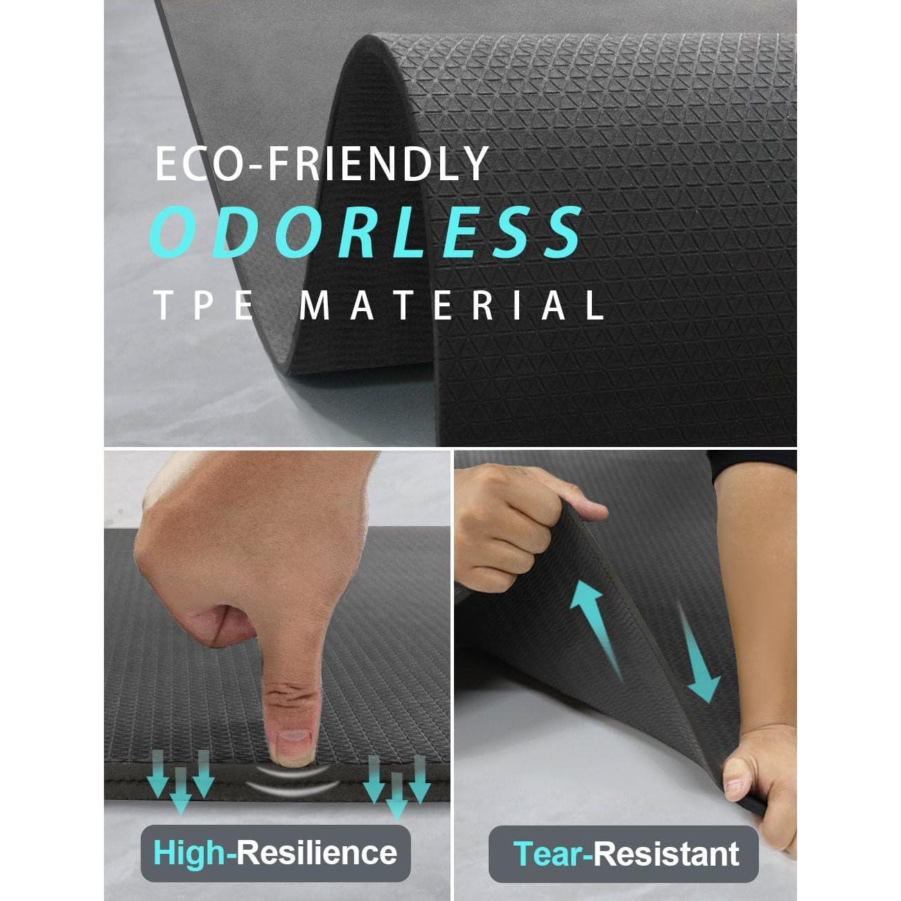 Esterilla de Yoga Extra Larga MRZZATA 213x81cm Antideslizante