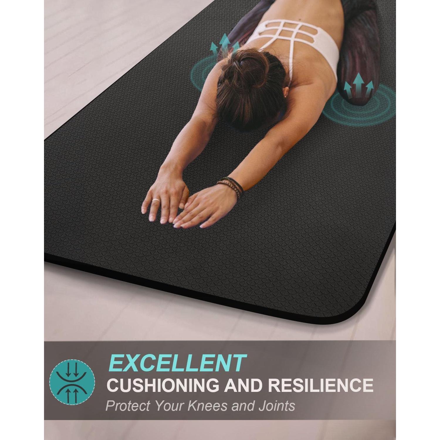 Esterilla de Yoga Extra Larga MRZZATA 213x81cm Antideslizante