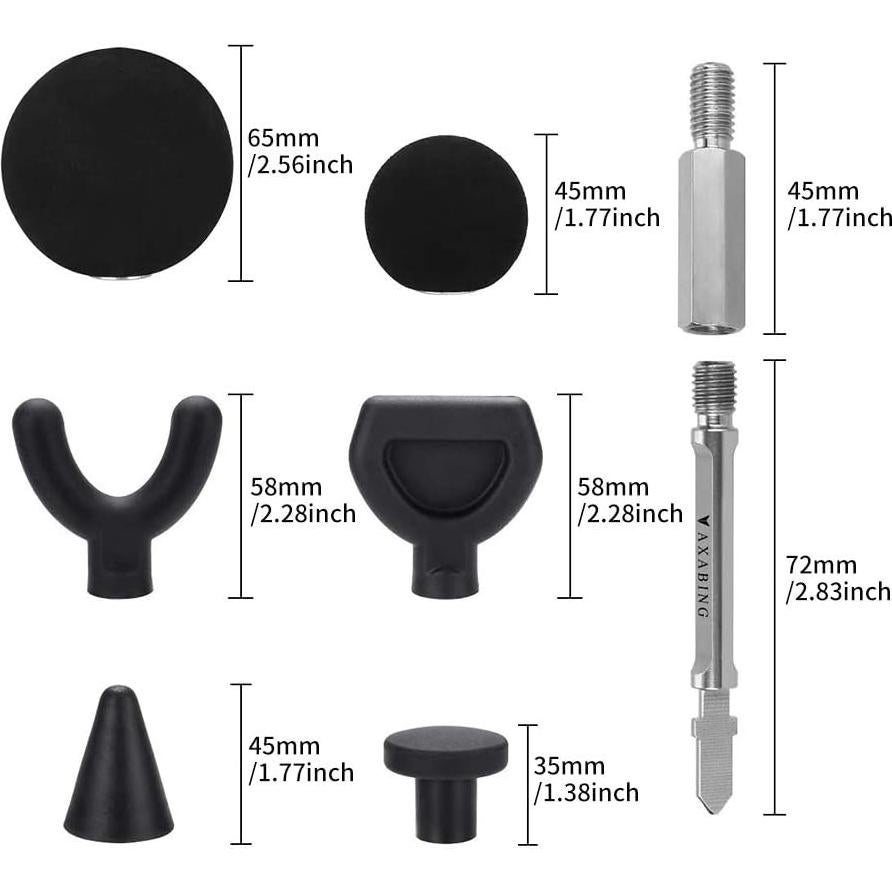 Adaptador de Masaje CALIDAKA 9 Piezas EVA Ergonómico