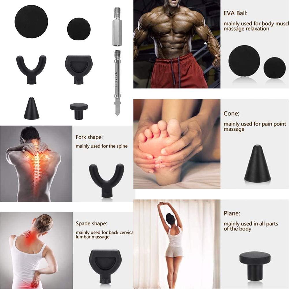 Adaptador de Masaje CALIDAKA 9 Piezas EVA Ergonómico