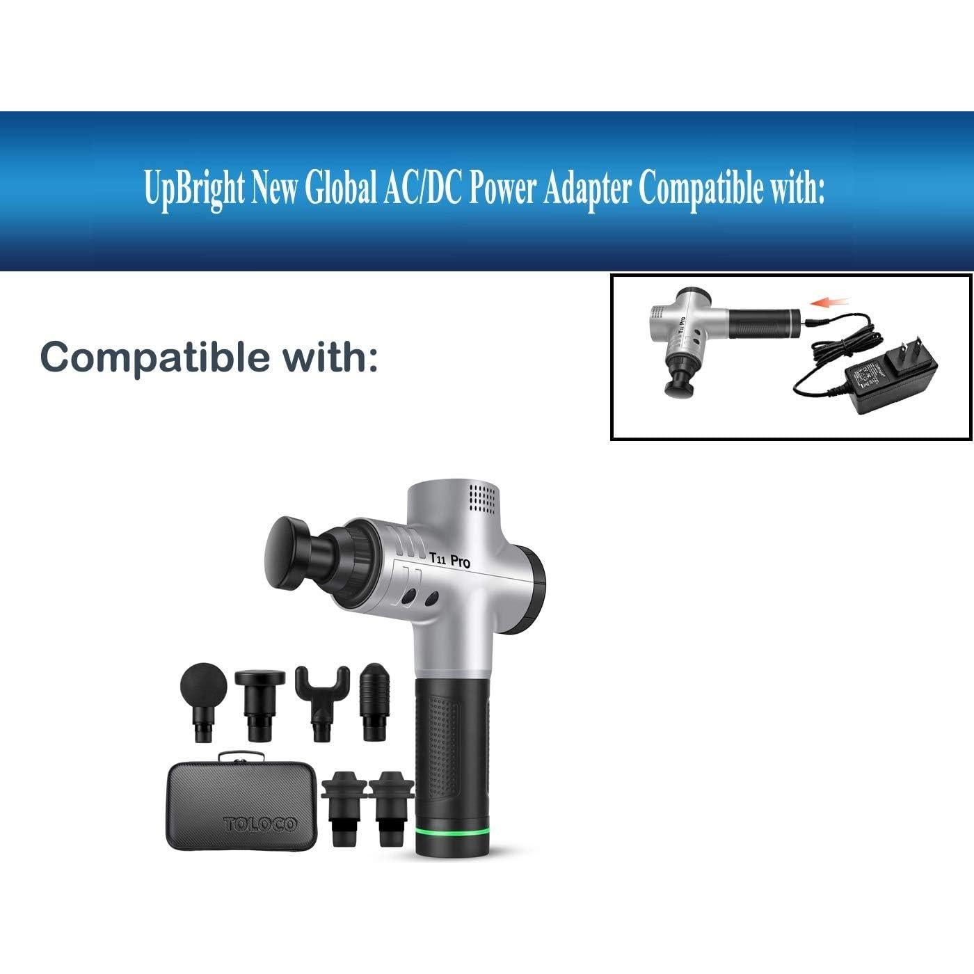 Adaptador AC/DC UpBright 24V para Pistola de Masaje TOLOCO T11 Pro