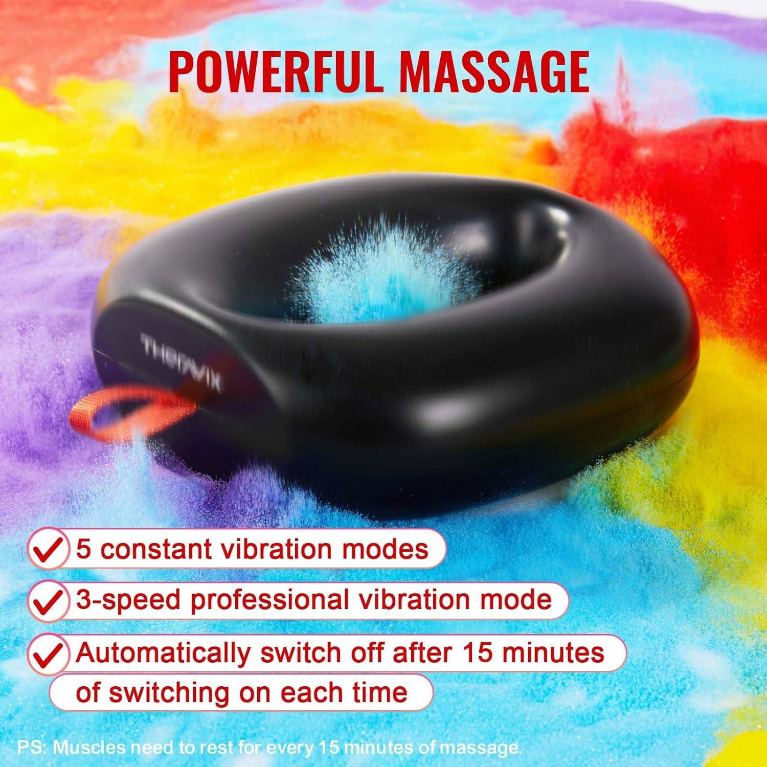 Pistola de Masaje THERAVIX TR-RM-01-B 8 Modos Portátil