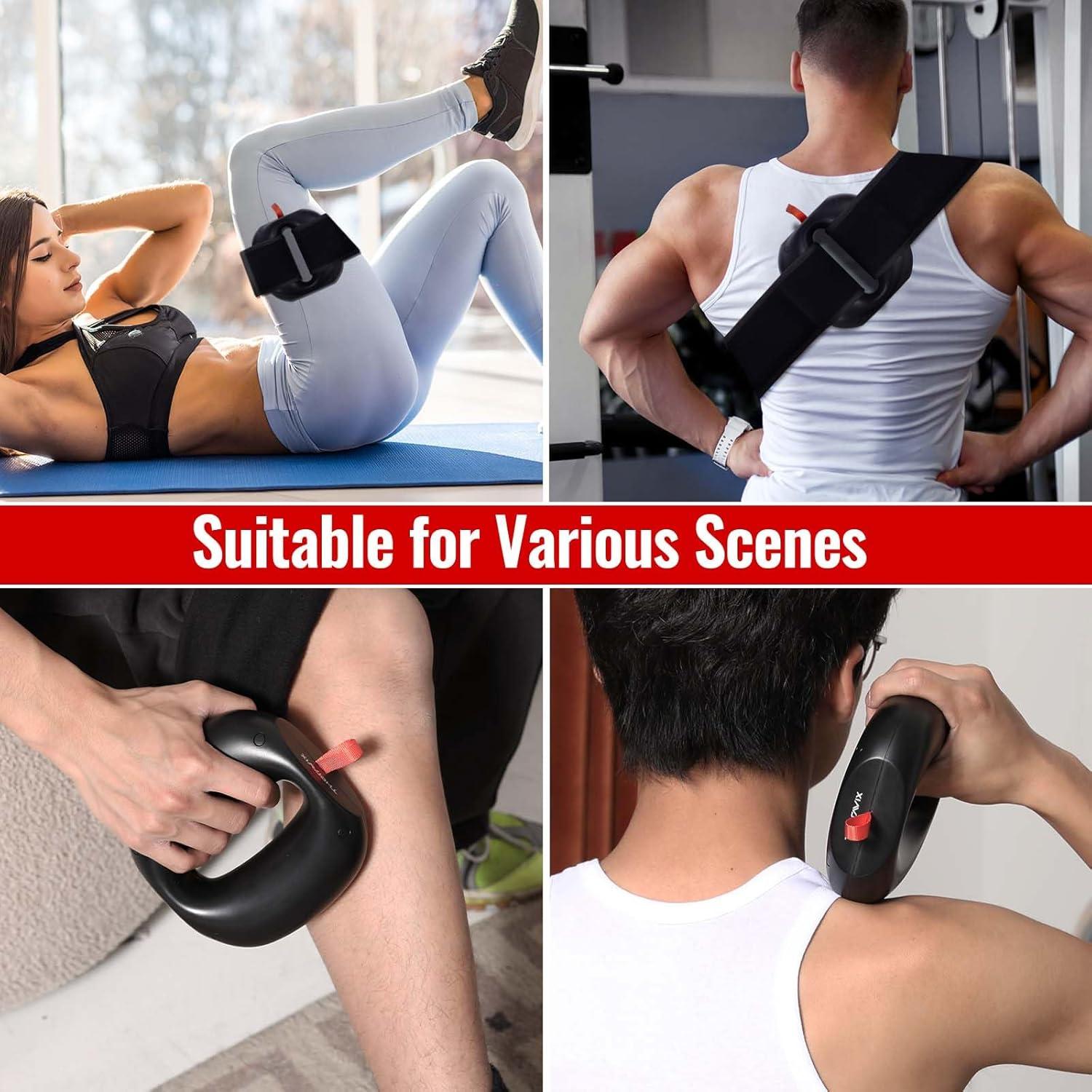 Pistola de Masaje THERAVIX TR-RM-01-B 8 Modos Portátil