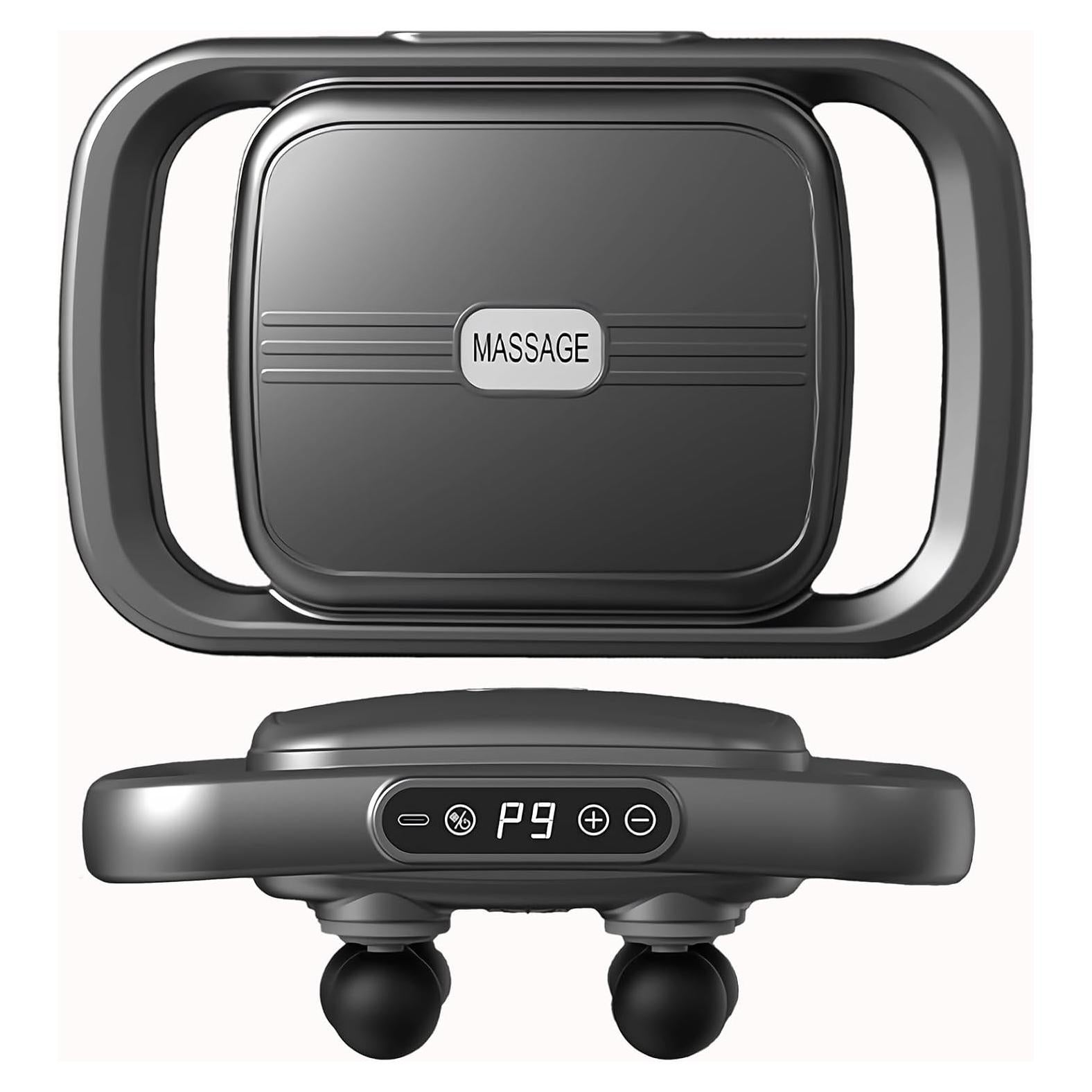 Pistola de Masaje SPLAKER 6 Cabezas 9 Modos 9 Niveles Alivio Muscular