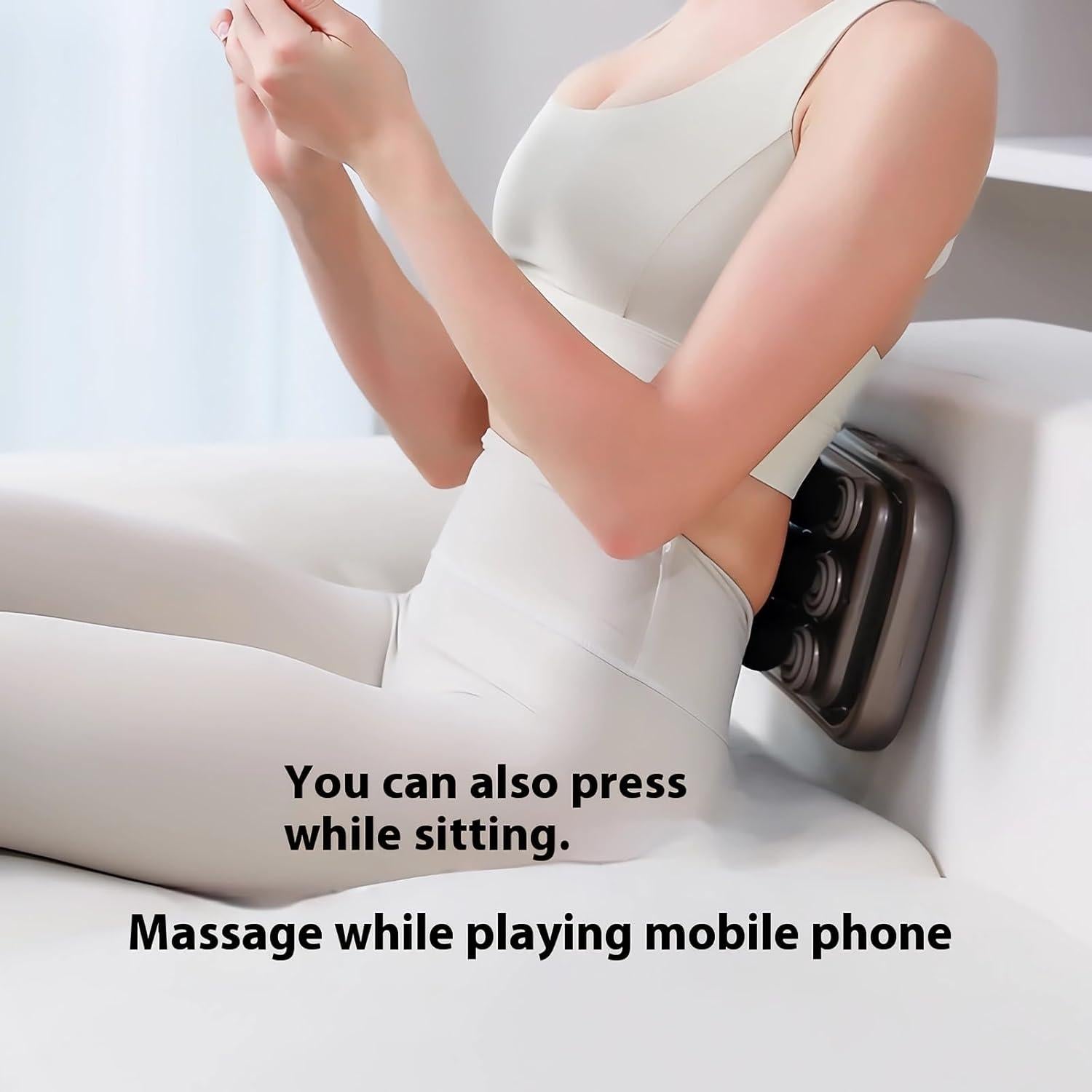 Pistola de Masaje SPLAKER 6 Cabezas 9 Modos 9 Niveles Alivio Muscular