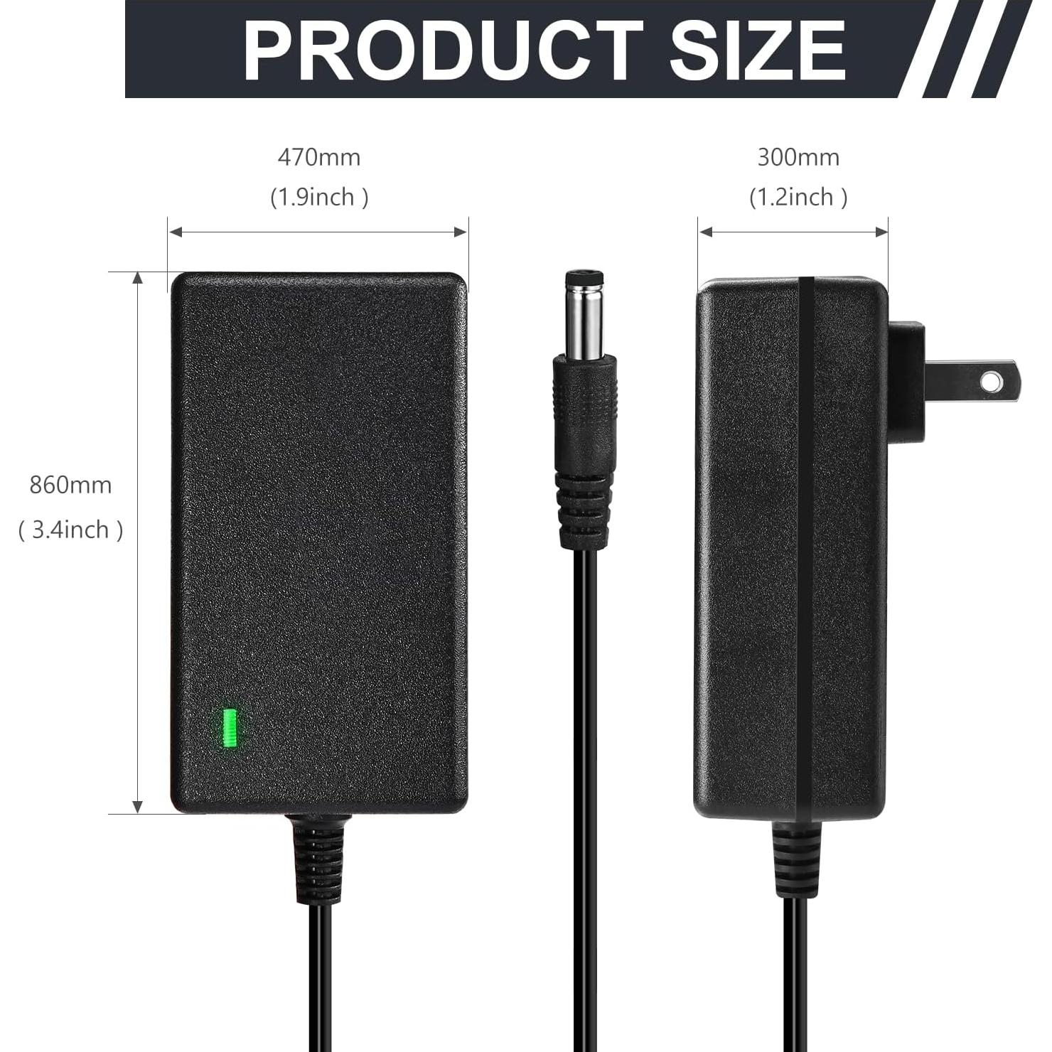 Cargador Rápido 16.8V 1A Szaccu para Pistolas de Masaje