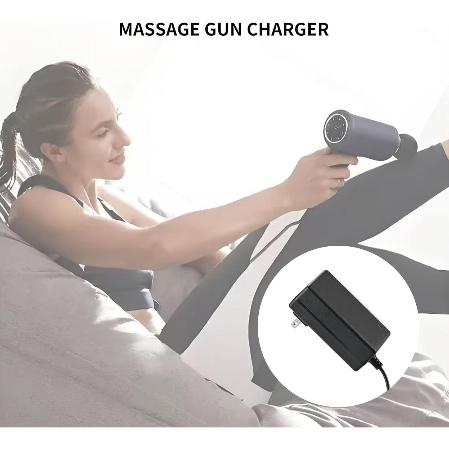 Cargador Rápido 16.8V 1A Szaccu para Pistolas de Masaje