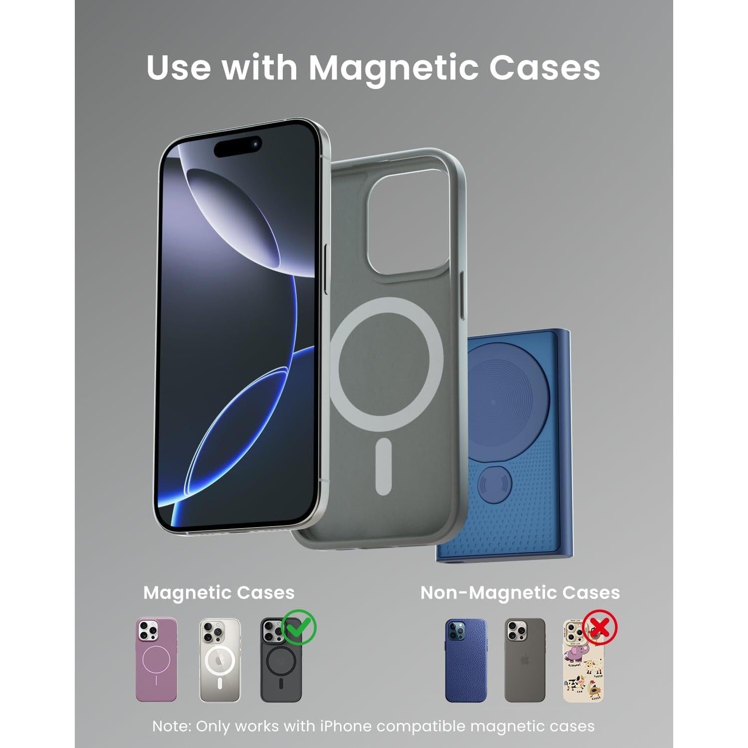 Cargador Portátil Inalámbrico Kesguar 10000mAh 22.5W MagSafe