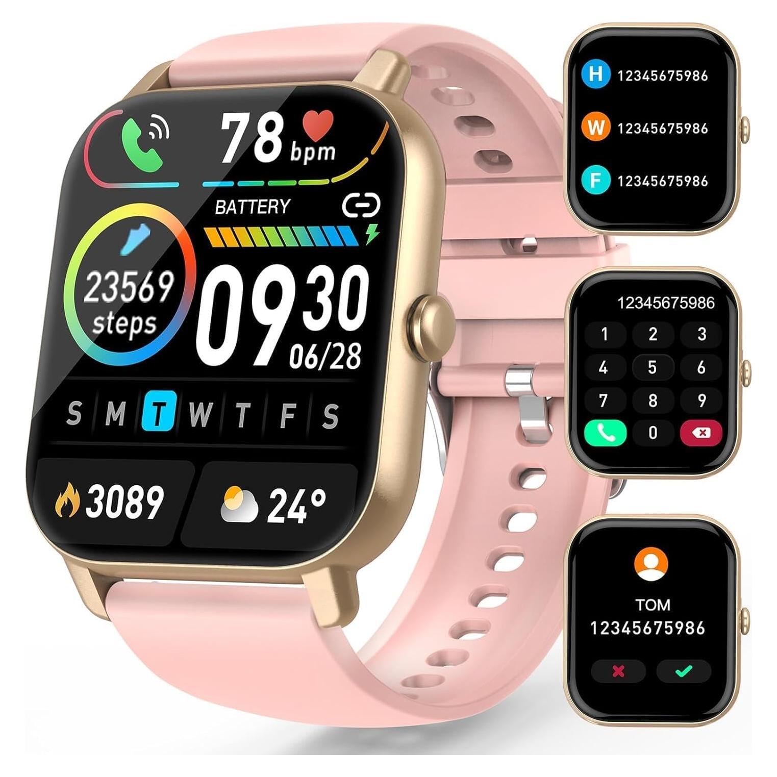 Reloj Inteligente Ddidbi P66D2 Rosa con Pantalla Táctil 4.7cm