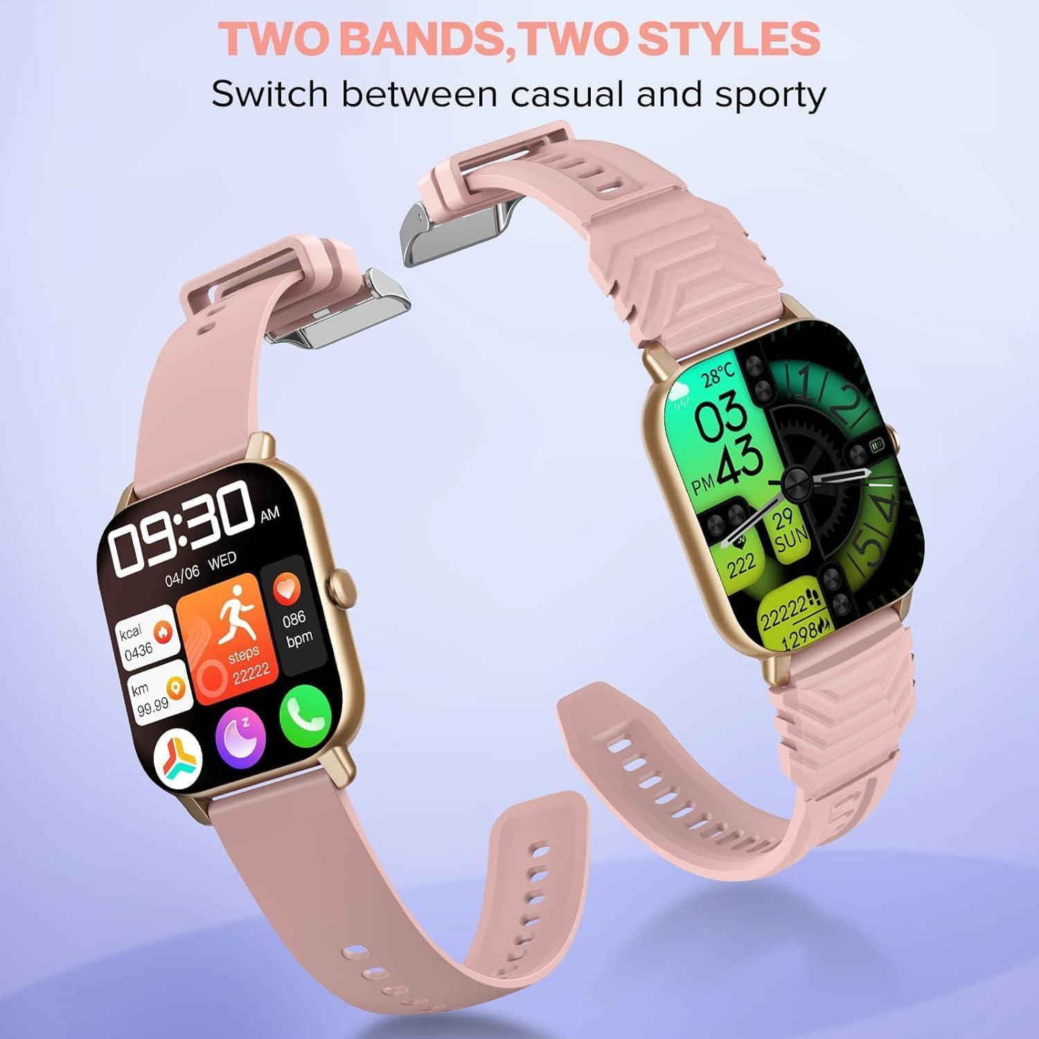 Reloj Inteligente Ddidbi P66D2 Rosa con Pantalla Táctil 4.7cm