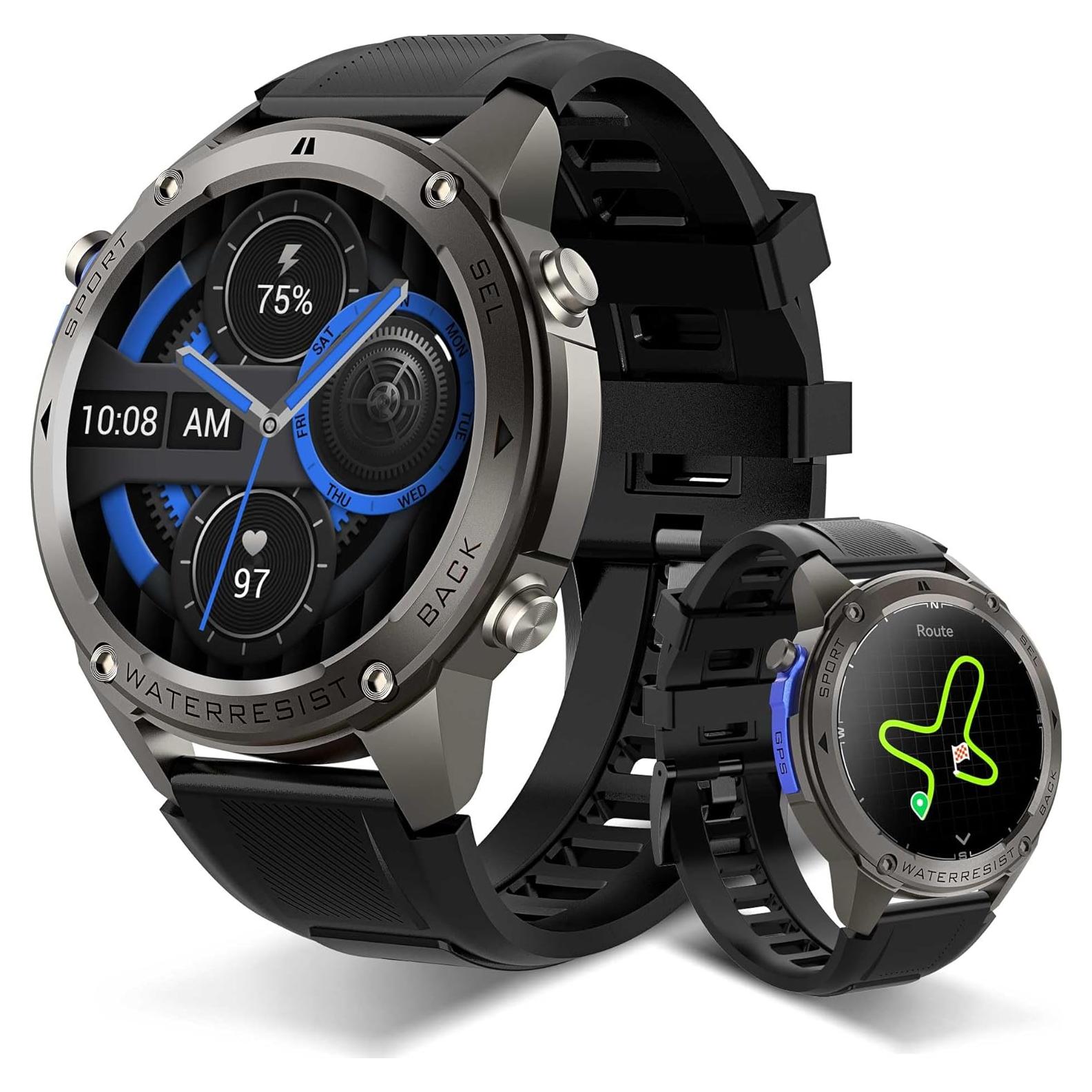 Reloj Inteligente Jundio con GPS y Monitor Cardíaco 1.43"