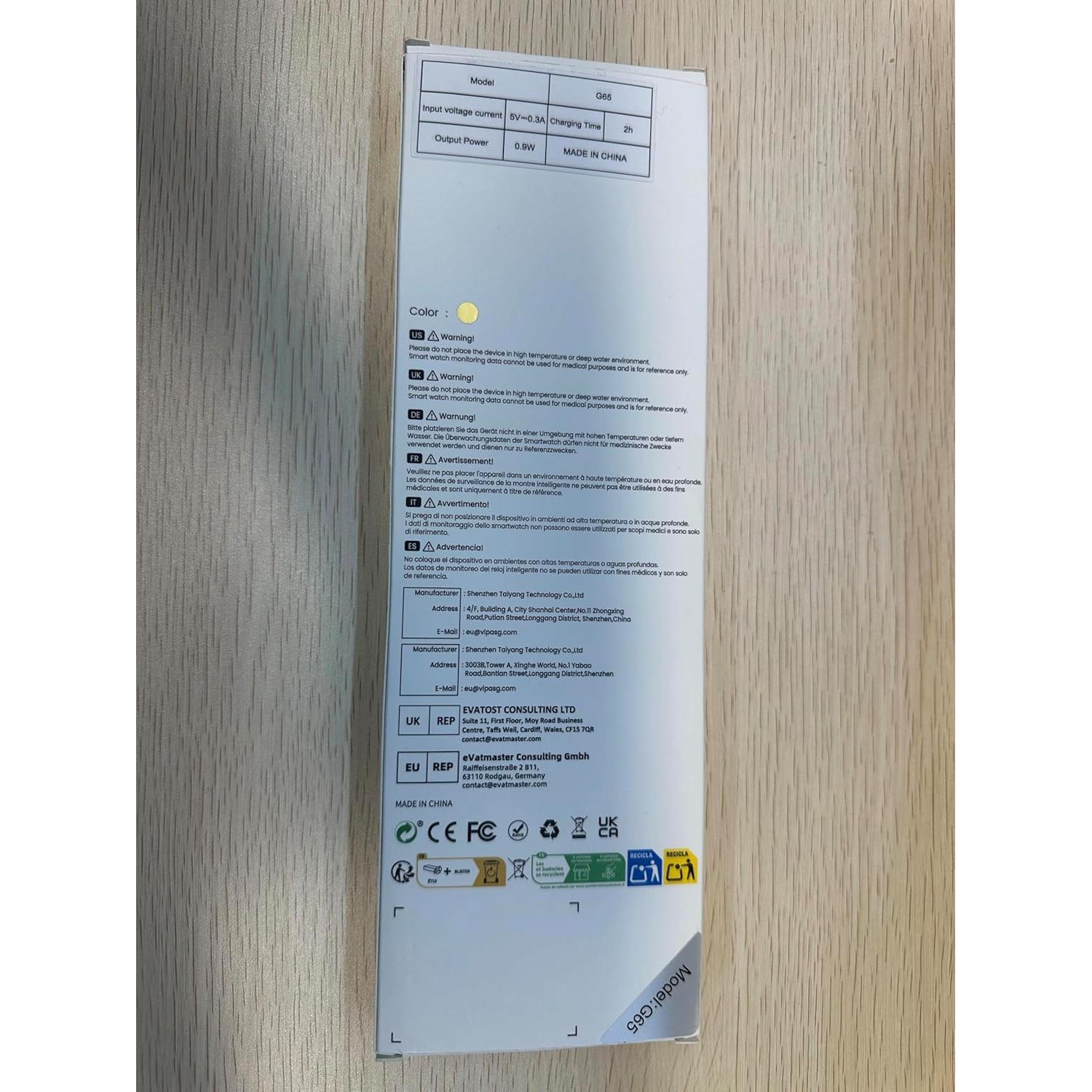 Reloj Inteligente DEKELIFE G65 Bluetooth 110+ Modos Deportivos