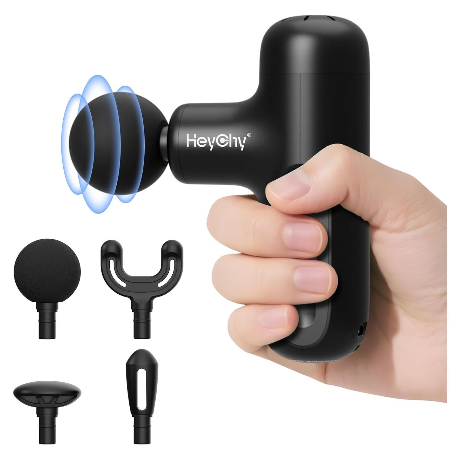 Pistola de Masaje HEYCHY CUTE X1-BK Compacta 5 Velocidades