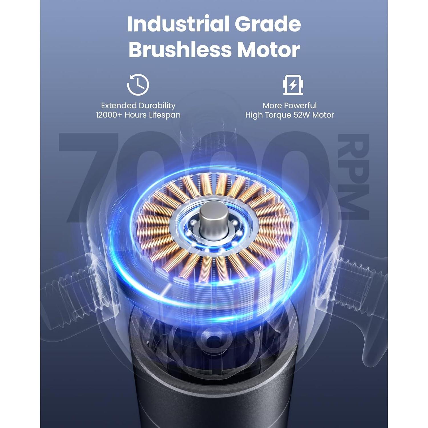 Masajeador VibeFlow Bob y Brad, Pistola de Masaje 116Hz