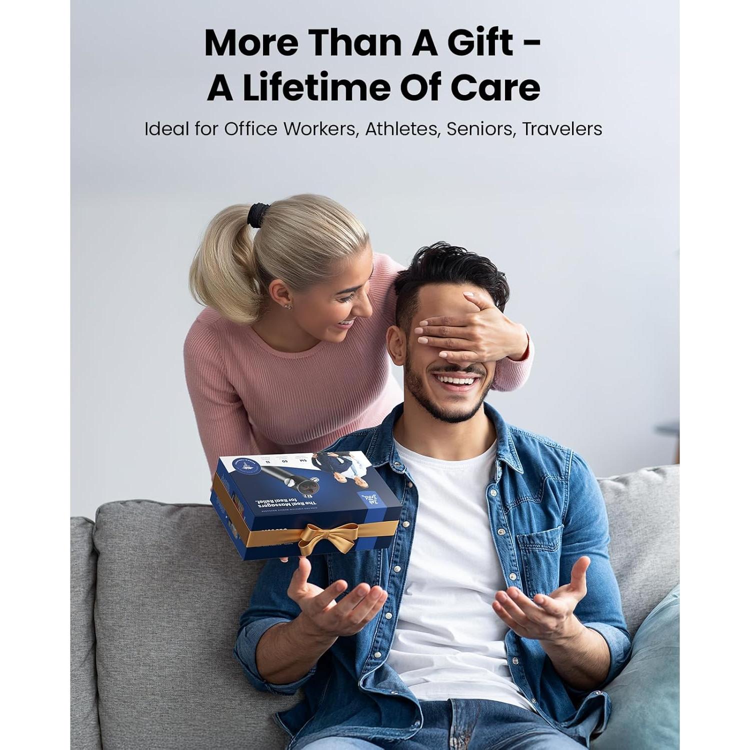 Masajeador VibeFlow Bob y Brad, Pistola de Masaje 116Hz