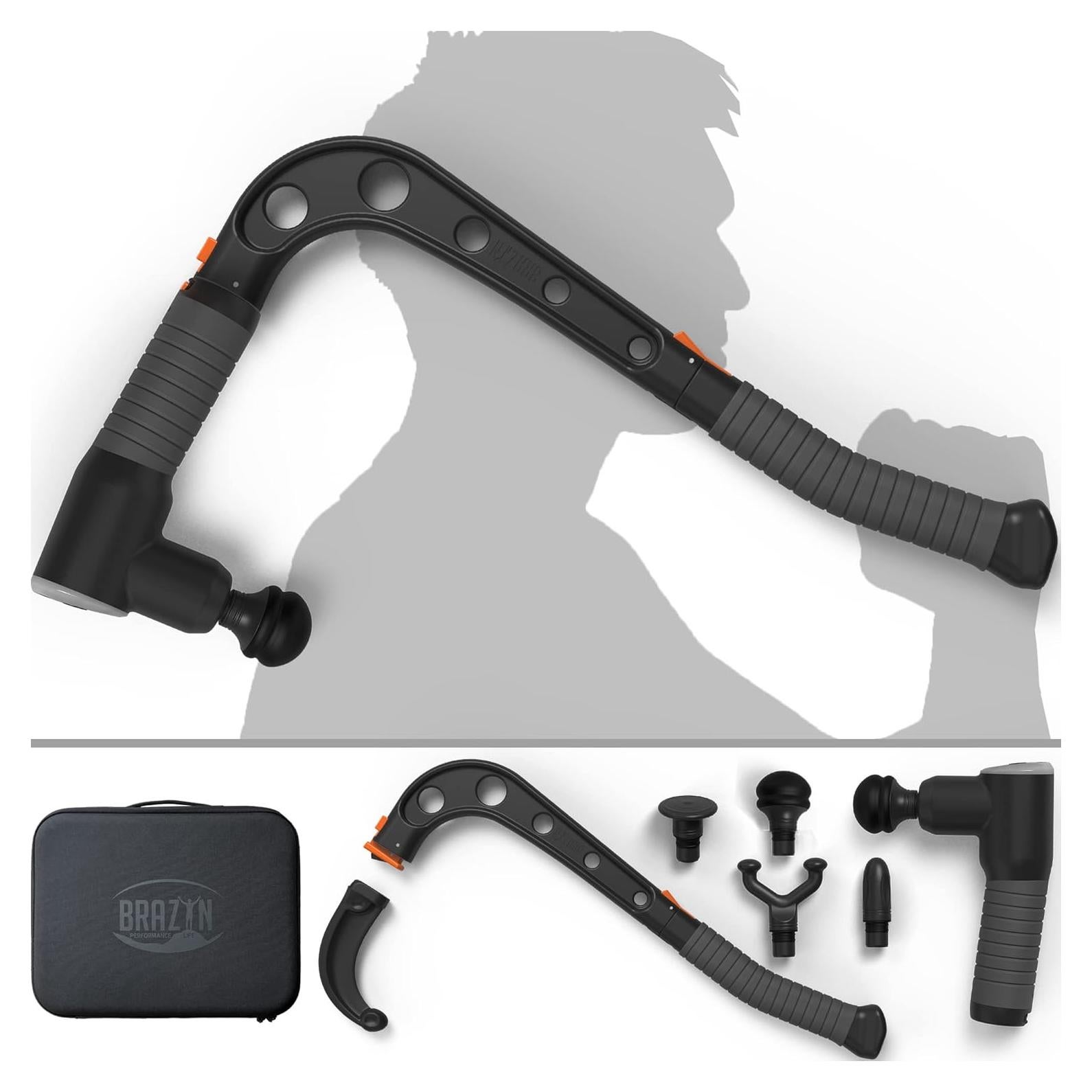 Pistola de Masaje Talon Brazyn Mk-1.2 con Accesorios