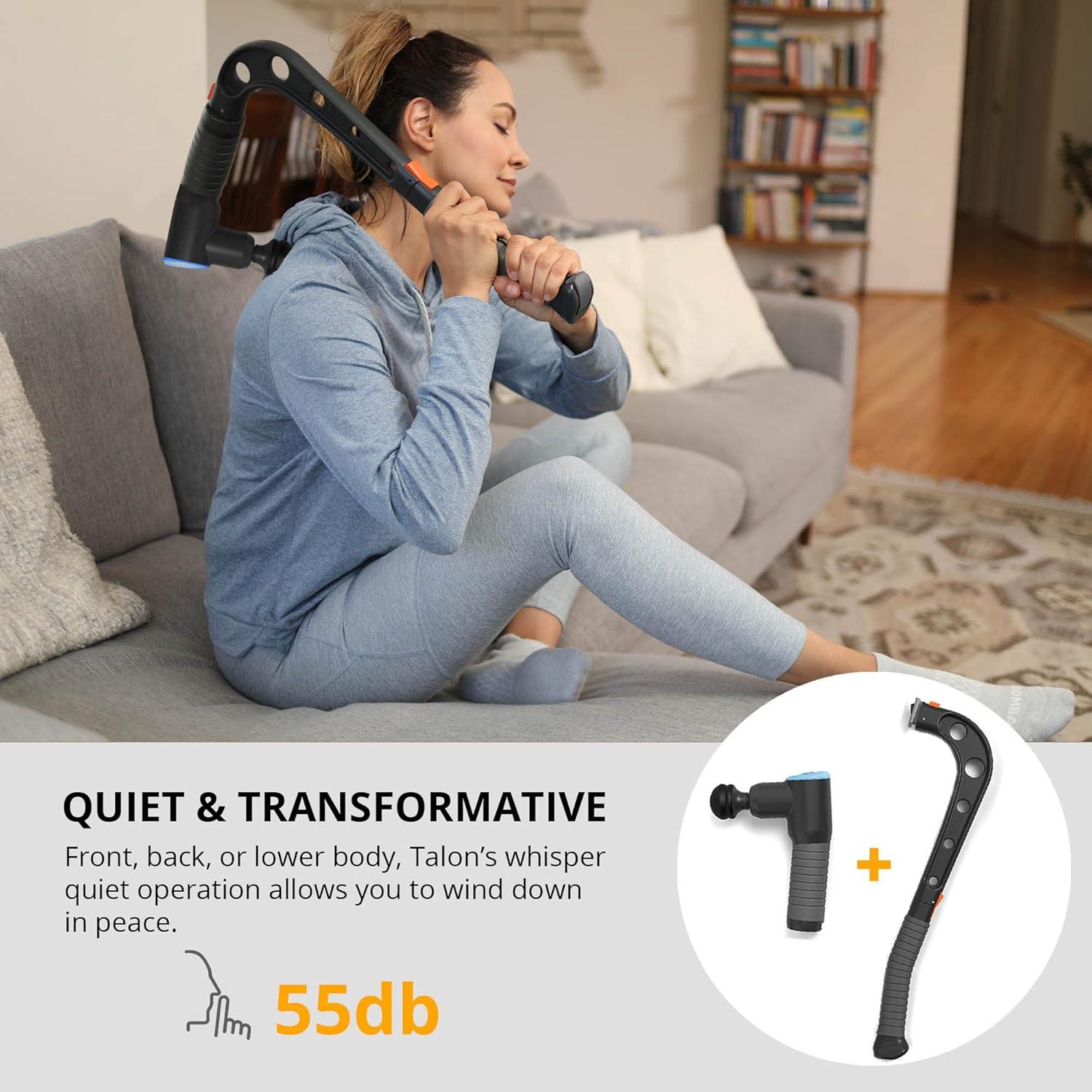 Pistola de Masaje Talon Brazyn Mk-1.2 con Accesorios