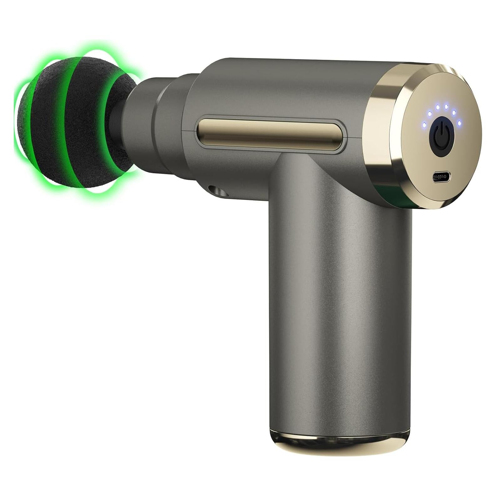 Pistola de Masaje Cotsoco 6 Velocidades 4 Cabezas Portátil