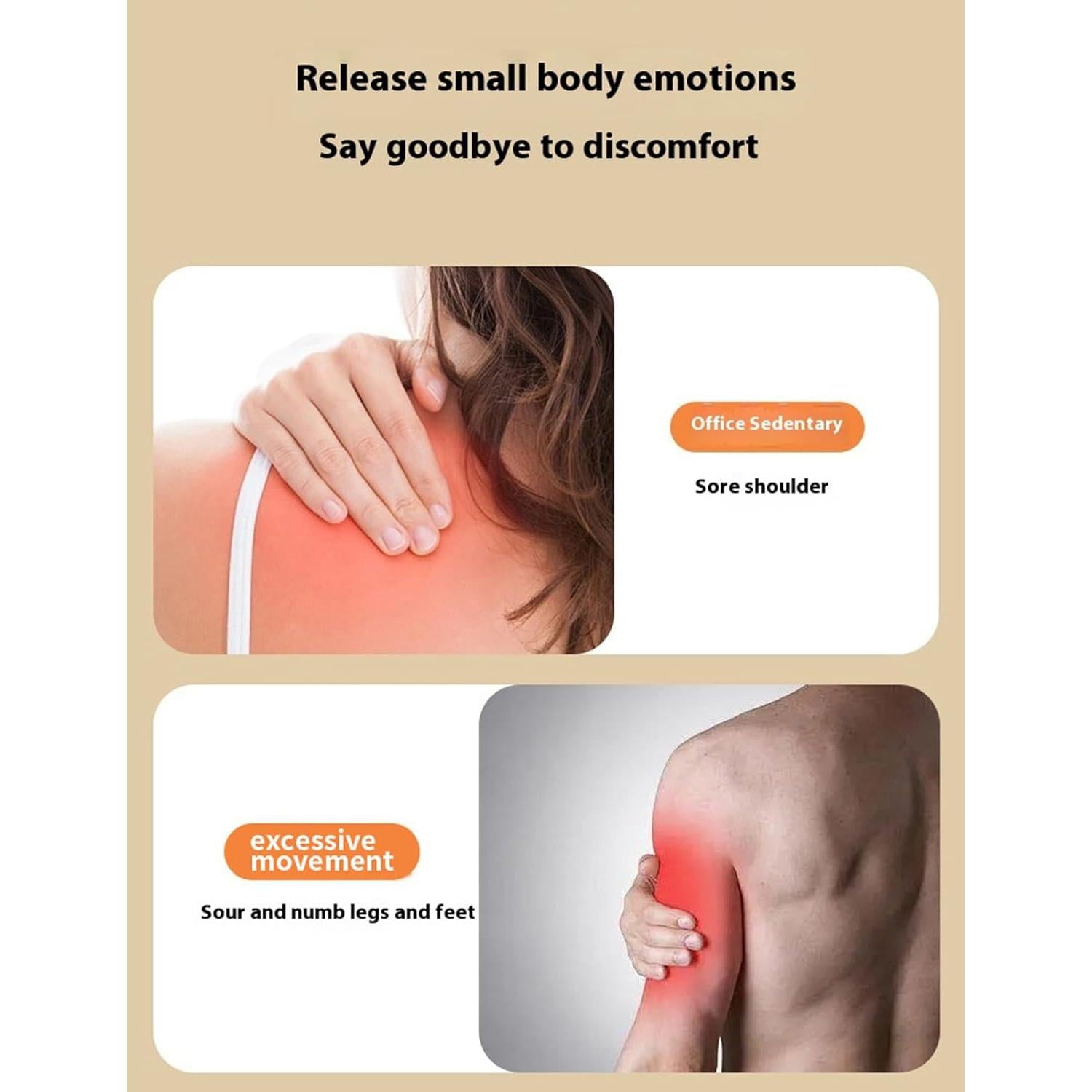 Pistola de Masaje Martillo de Masaje Mh-2023, 12MM Percusión