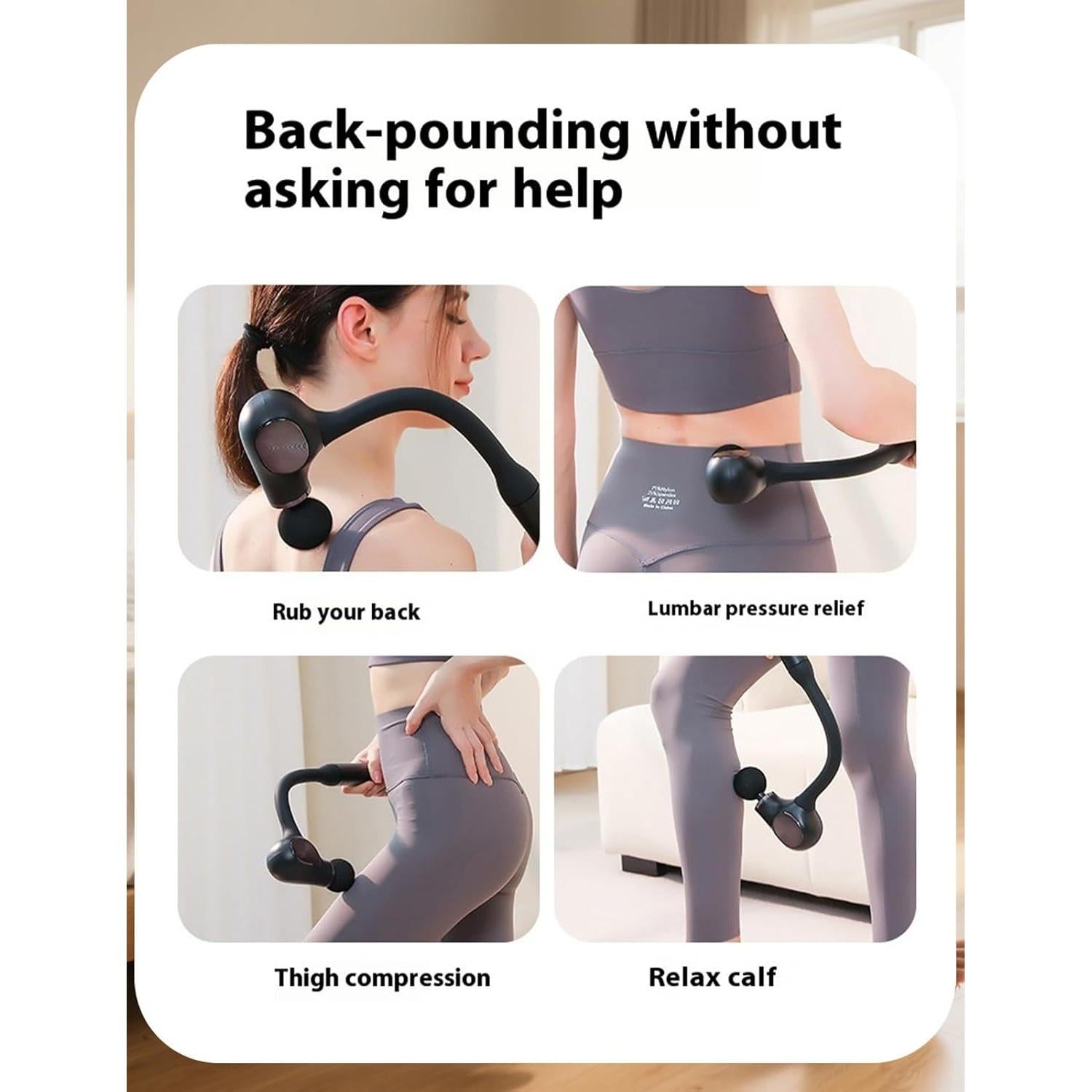 Pistola de Masaje Martillo de Masaje Mh-2023, 12MM Percusión