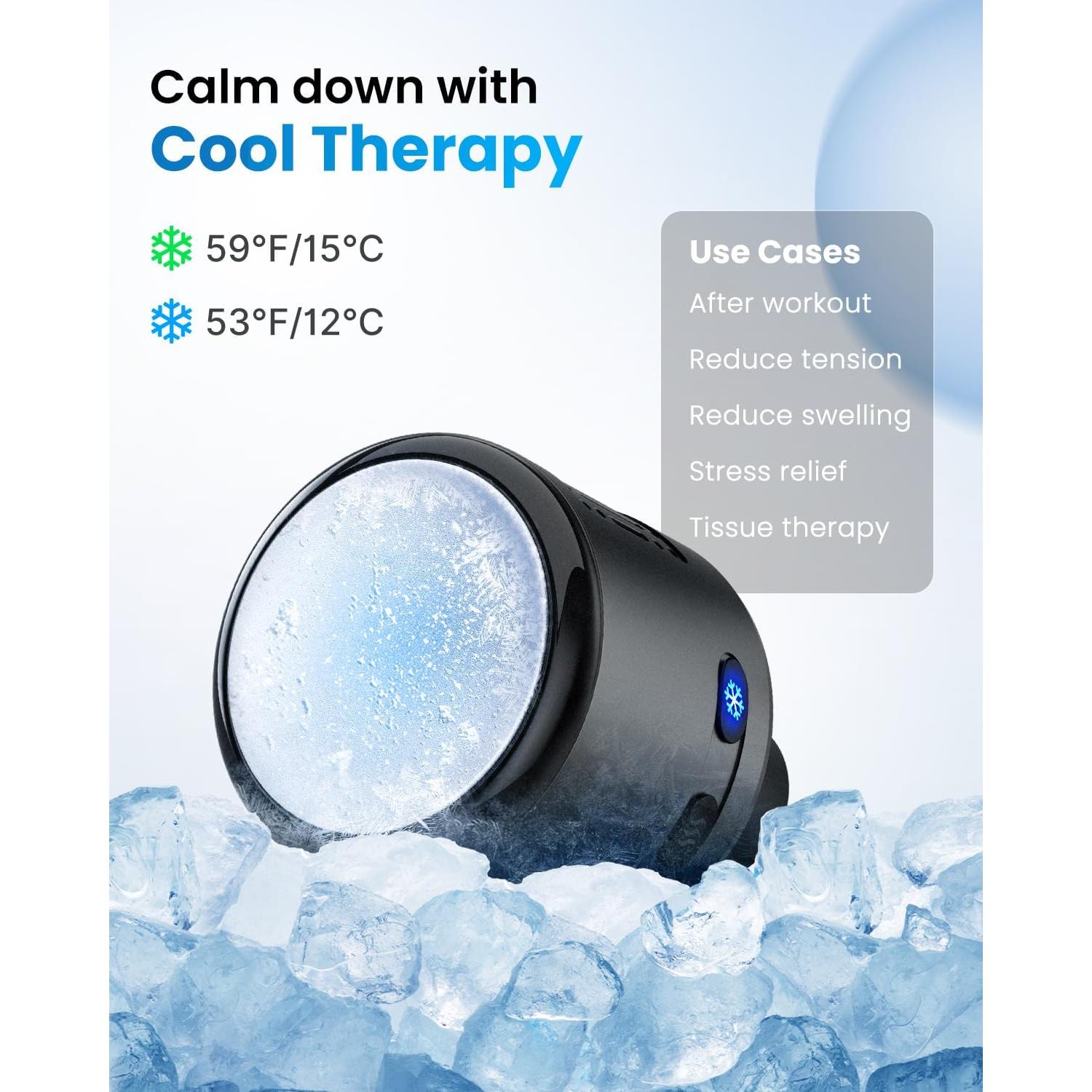 Cabezal de Masaje RENPHO RP-GM171-N1 con Calor y Frío