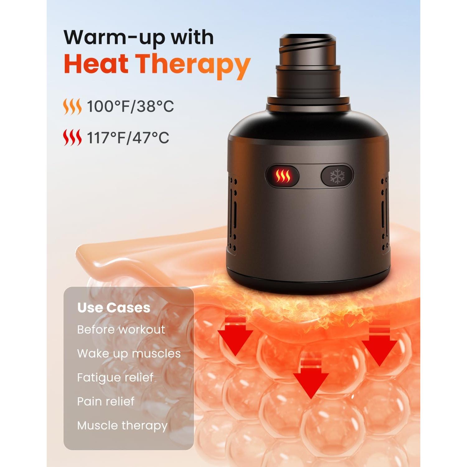 Cabezal de Masaje RENPHO RP-GM171-N1 con Calor y Frío