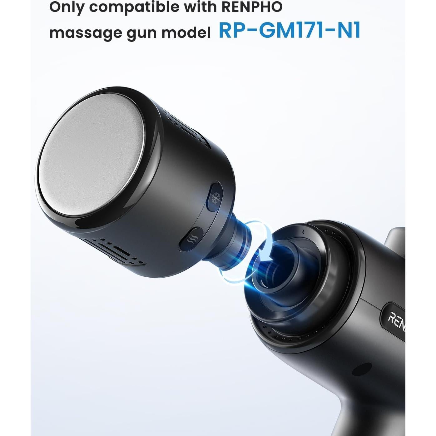 Cabezal de Masaje RENPHO RP-GM171-N1 con Calor y Frío