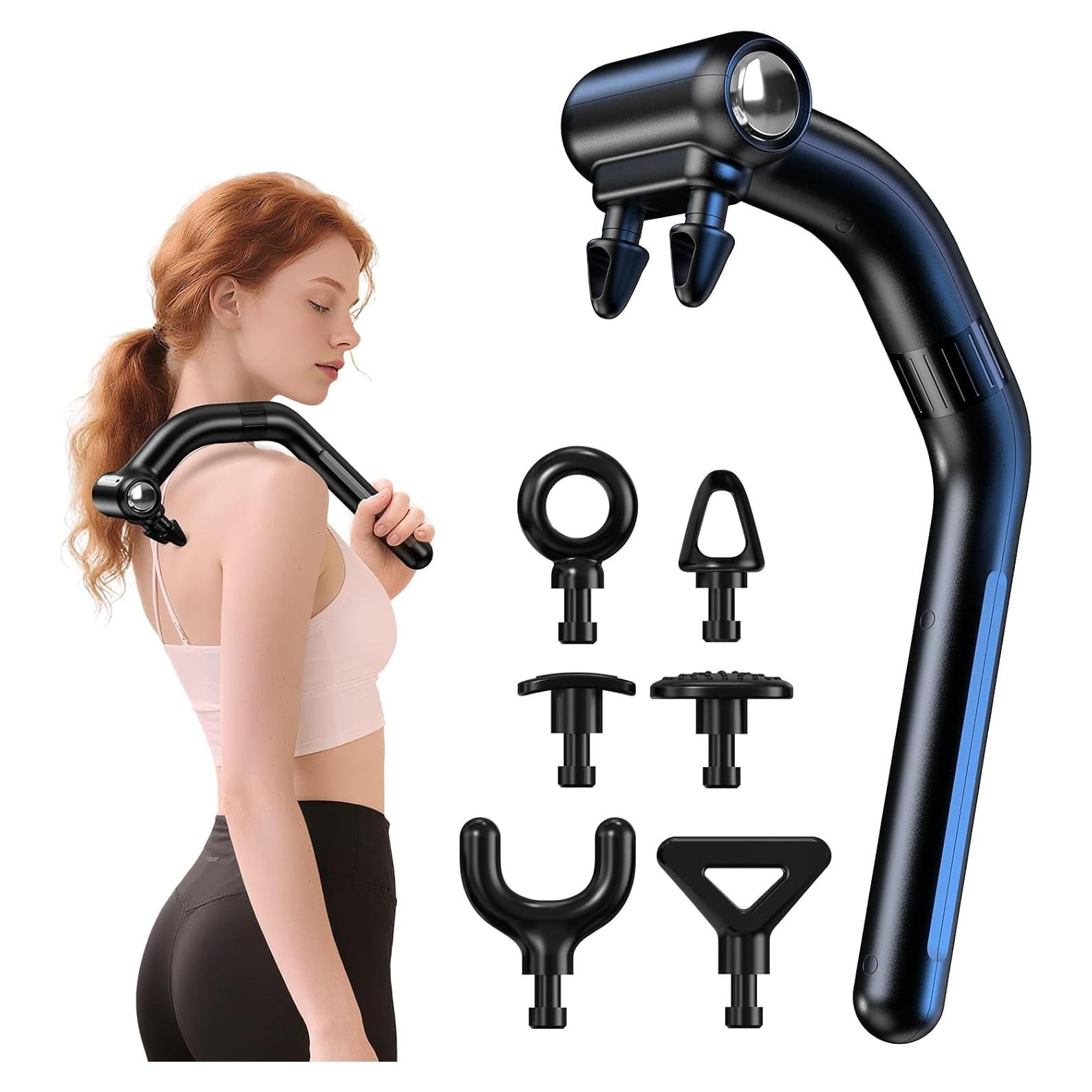 Pistola de Masaje de Percusión LC-HZLJ PH-M502 12 Cabezas 6 Velocidades