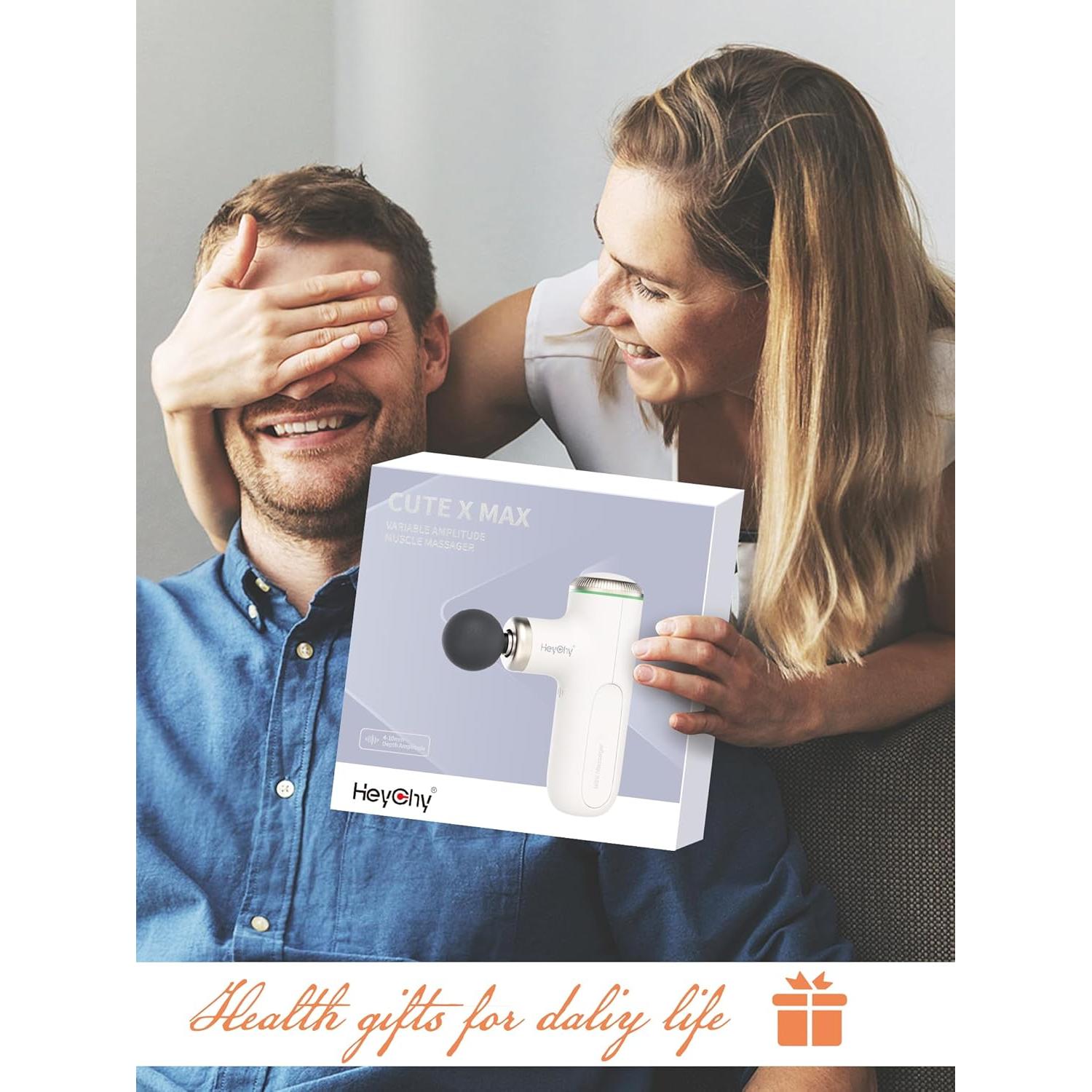 Mini Pistola de Masaje HEYCHY CUTE X MAX con Calor 46°C