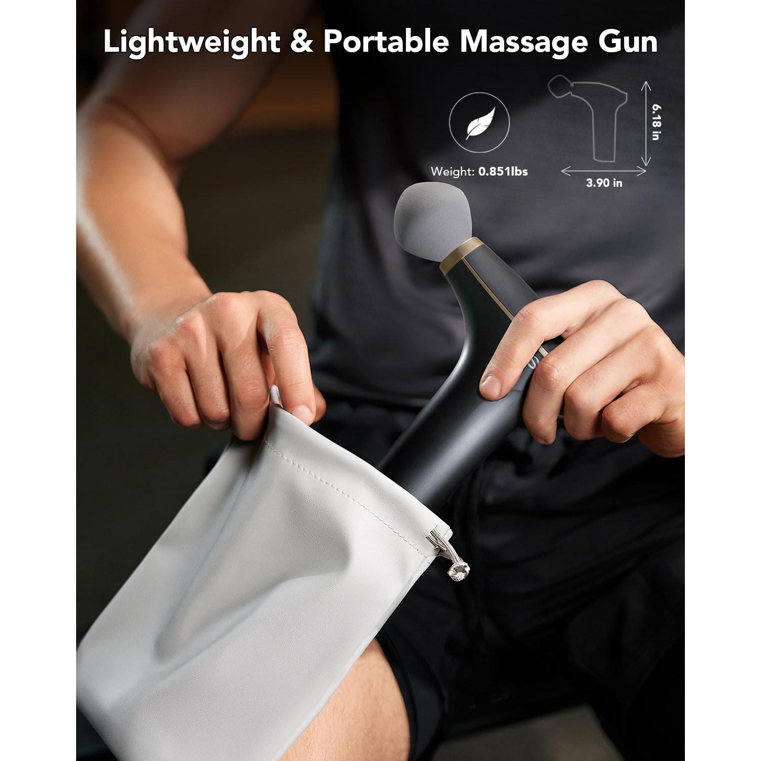 Pistola de Masaje SKG FS700 Tejido Profundo 10mm Portátil