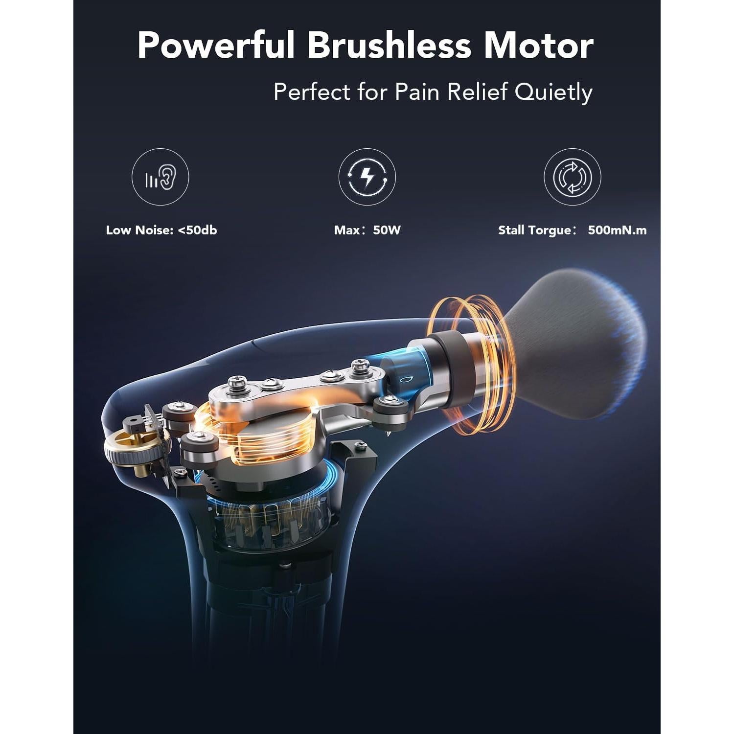 Pistola de Masaje SKG FS700 Tejido Profundo 10mm Portátil