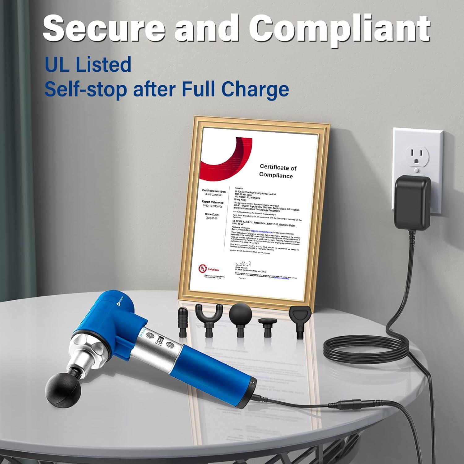 Cargador 24V HIENADTOR para Pistola de Masaje VYBE Pro