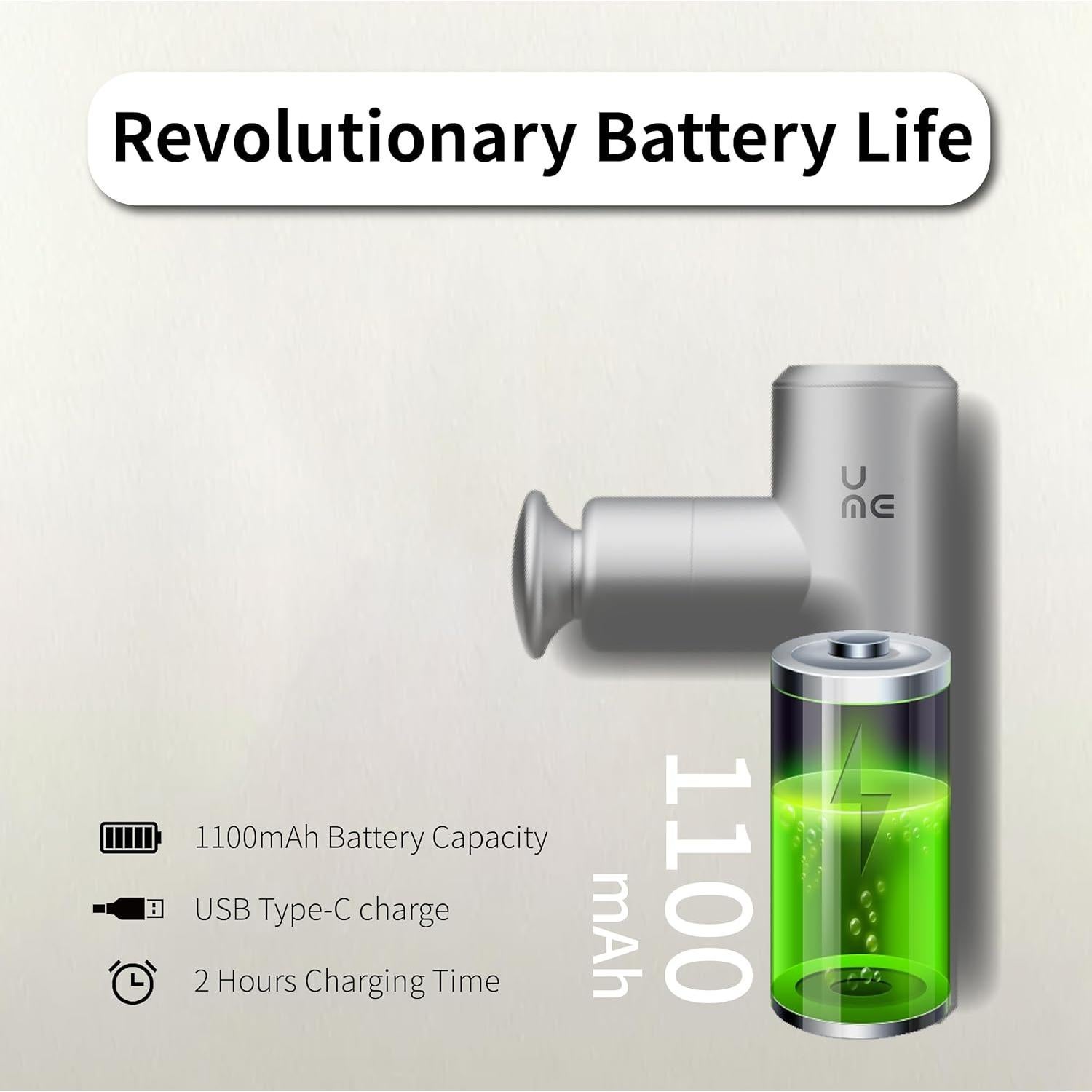 Pistola de Masaje S1 Mini Lindea Portátil 0.2 kg 4 Niveles