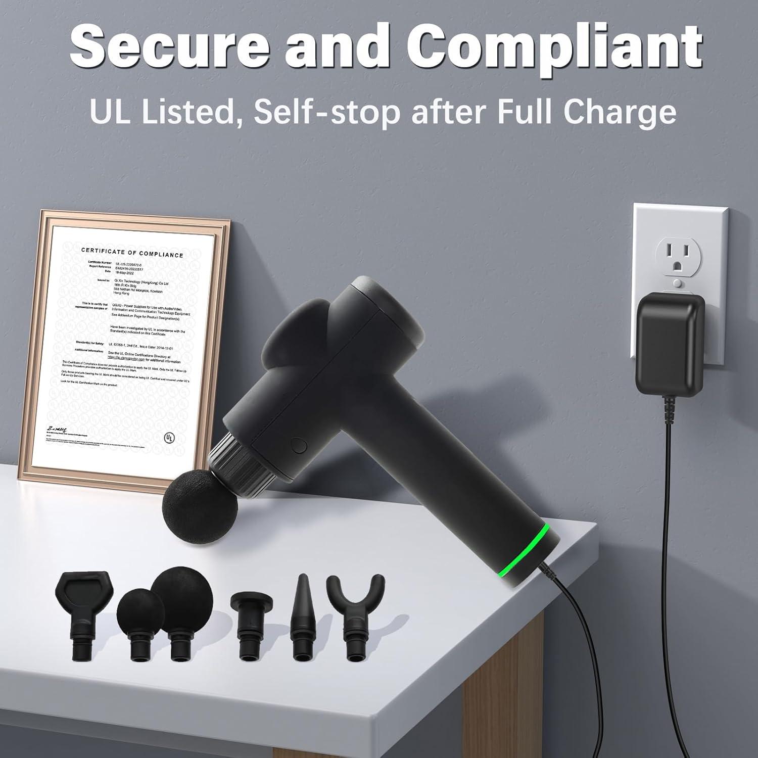 Cargador 27V HIENADTOR para Pistola de Masaje NordicTrack NTPCGN20