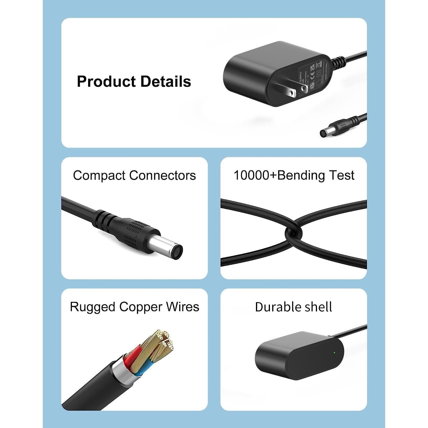 Cargador 27V para Pistola de Masaje NordicTrack NTPCGN20