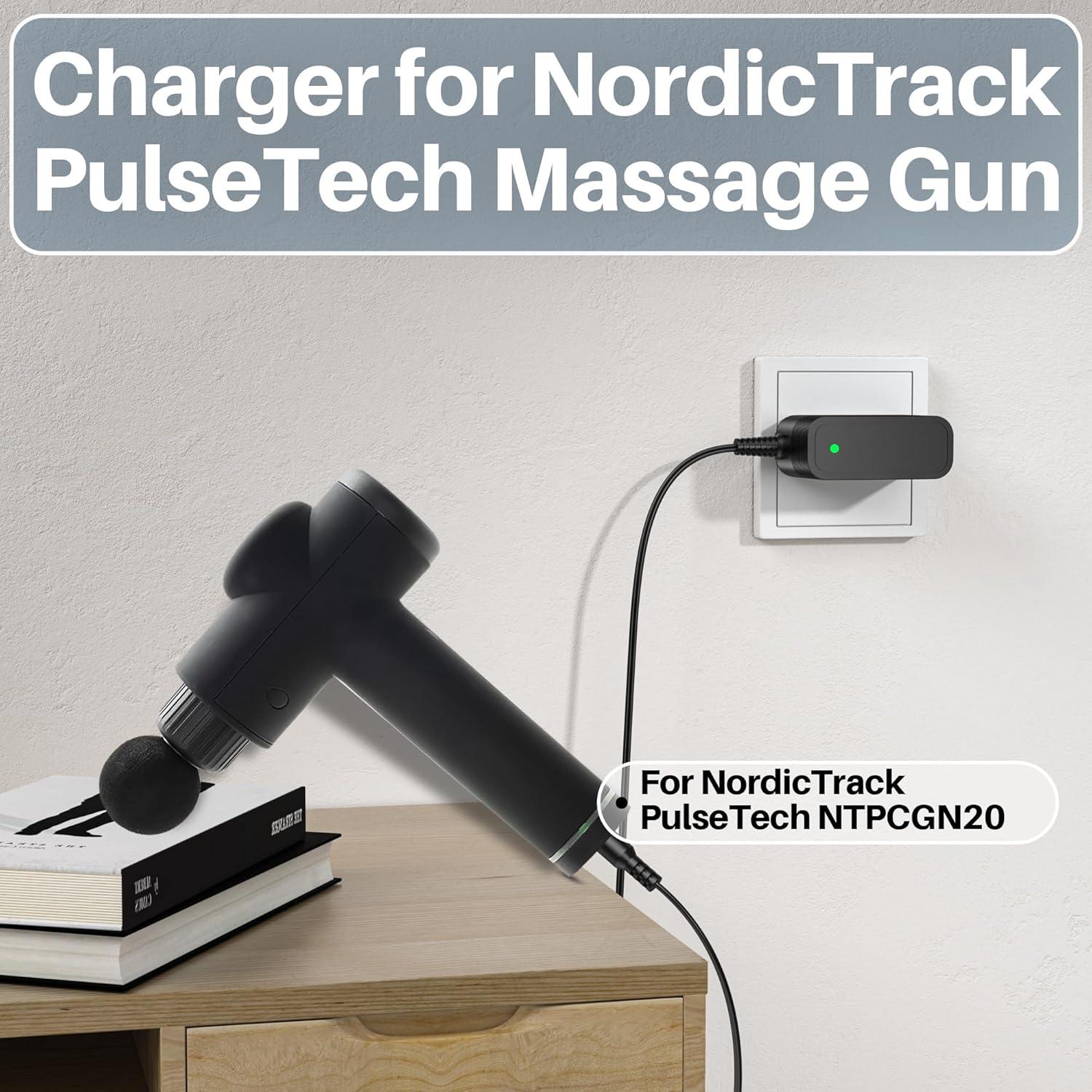 Cargador de 27V para pistola de masaje NordicTrack NTPCGN20