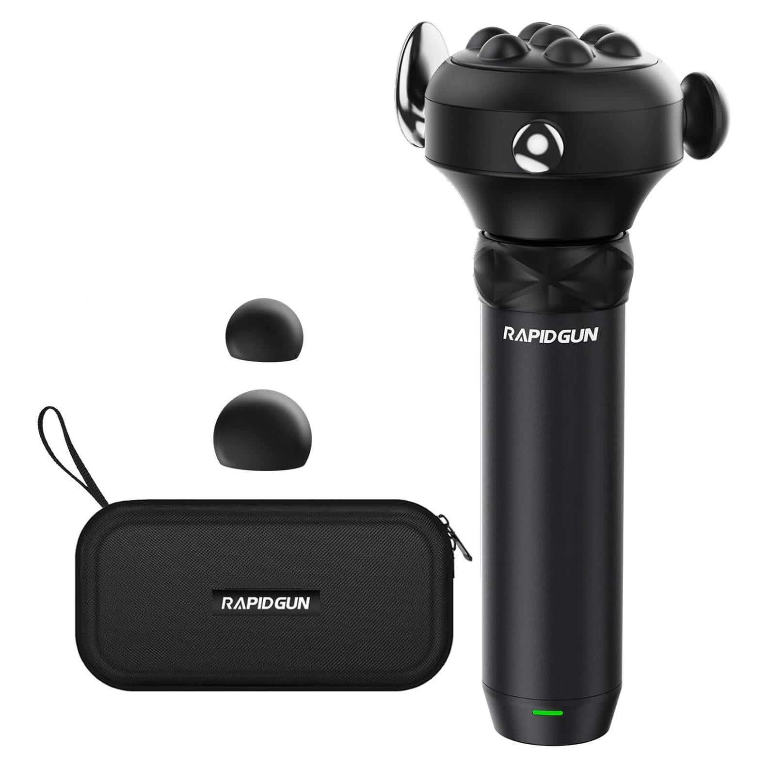 Pistola de Masaje RapidGun Max 6500RPM Portátil Alivio Muscular