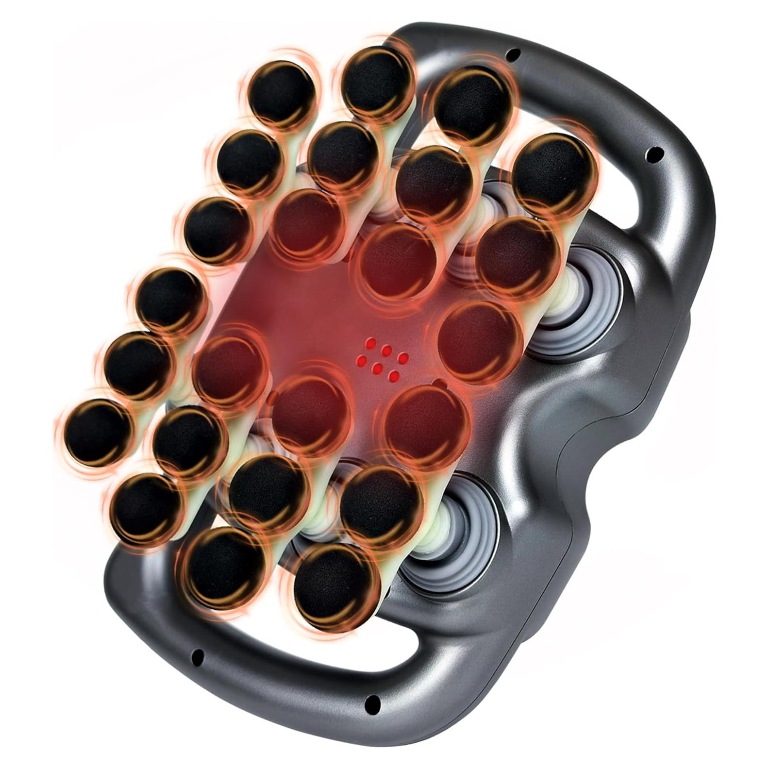 Pistola de Masaje Portátil HYUVCX H80002 24 Cabezas 99 Intensidades