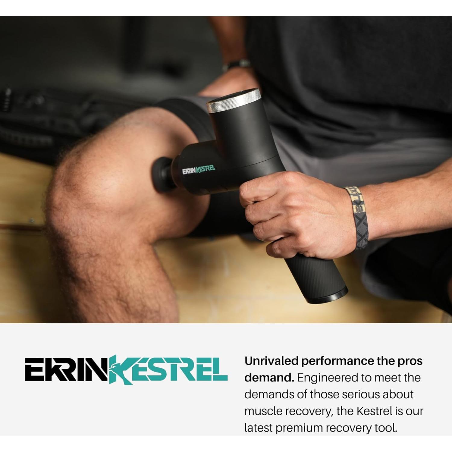 Pistola de Masaje Ekrin Kestrel - Alivio Muscular 0.99kg