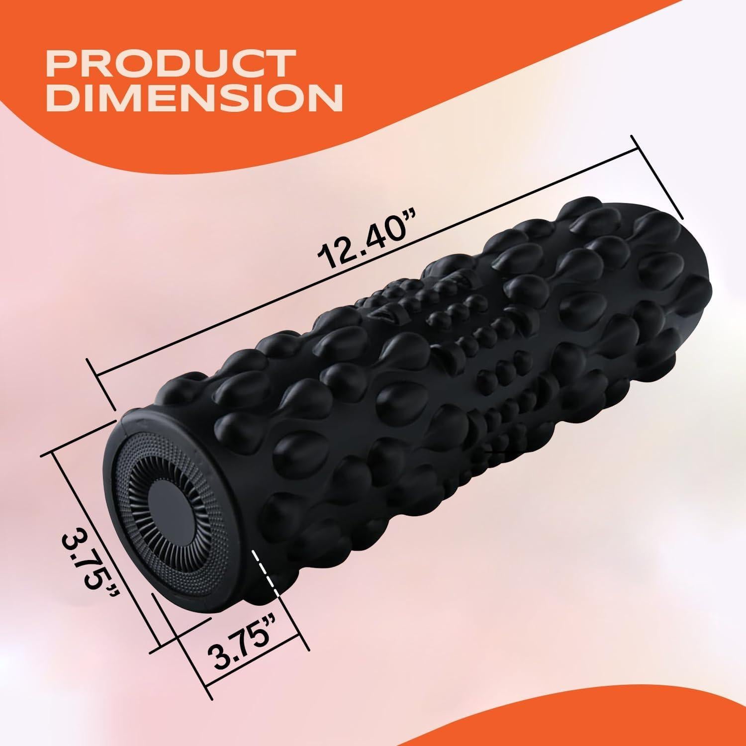 Rodillo de Espuma Vibrante Pursonic VFR399 - Masaje Profundo, 5 Niveles