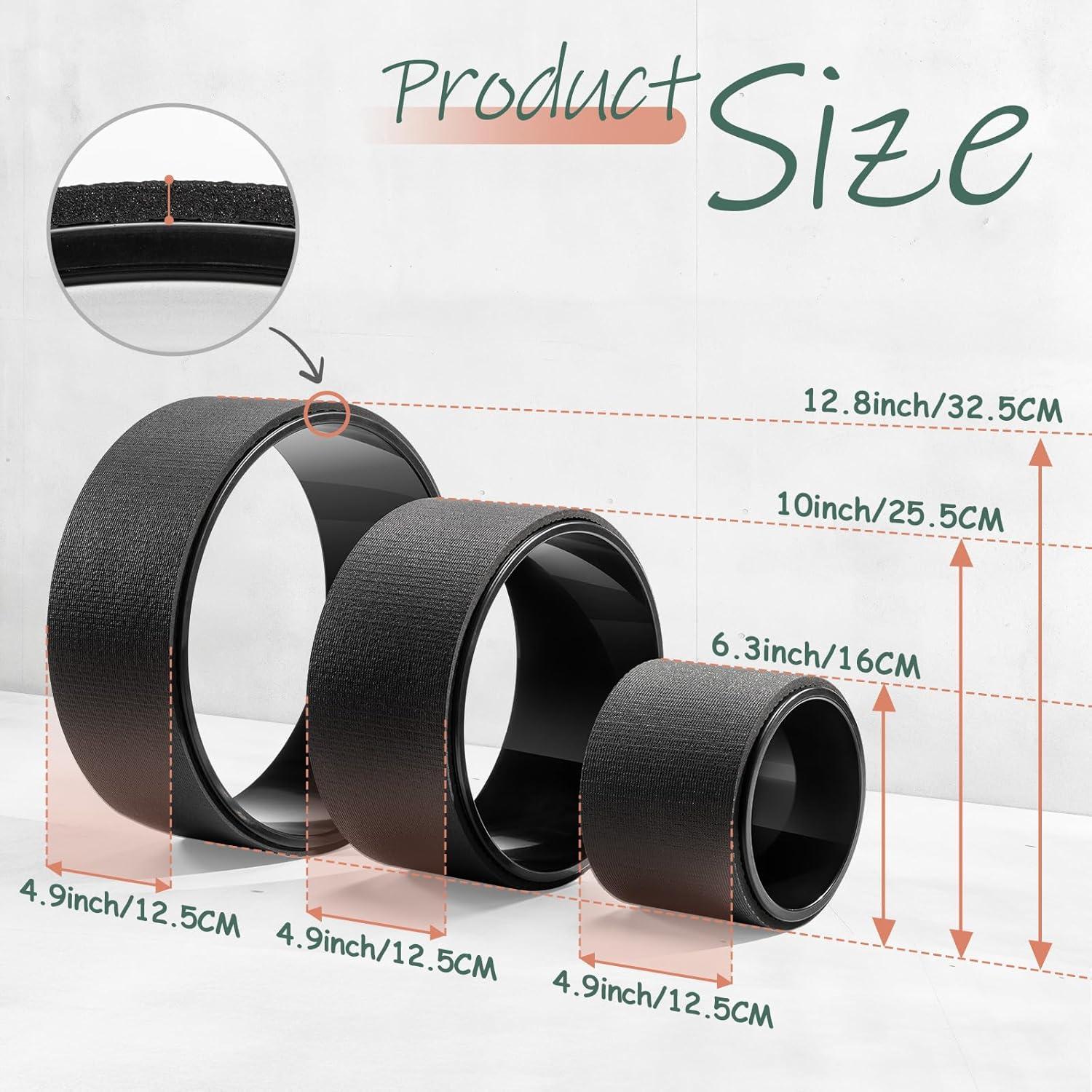 Rodillo de Espuma Zmarthumb para Masaje Muscular - Set de 3 Tamaños