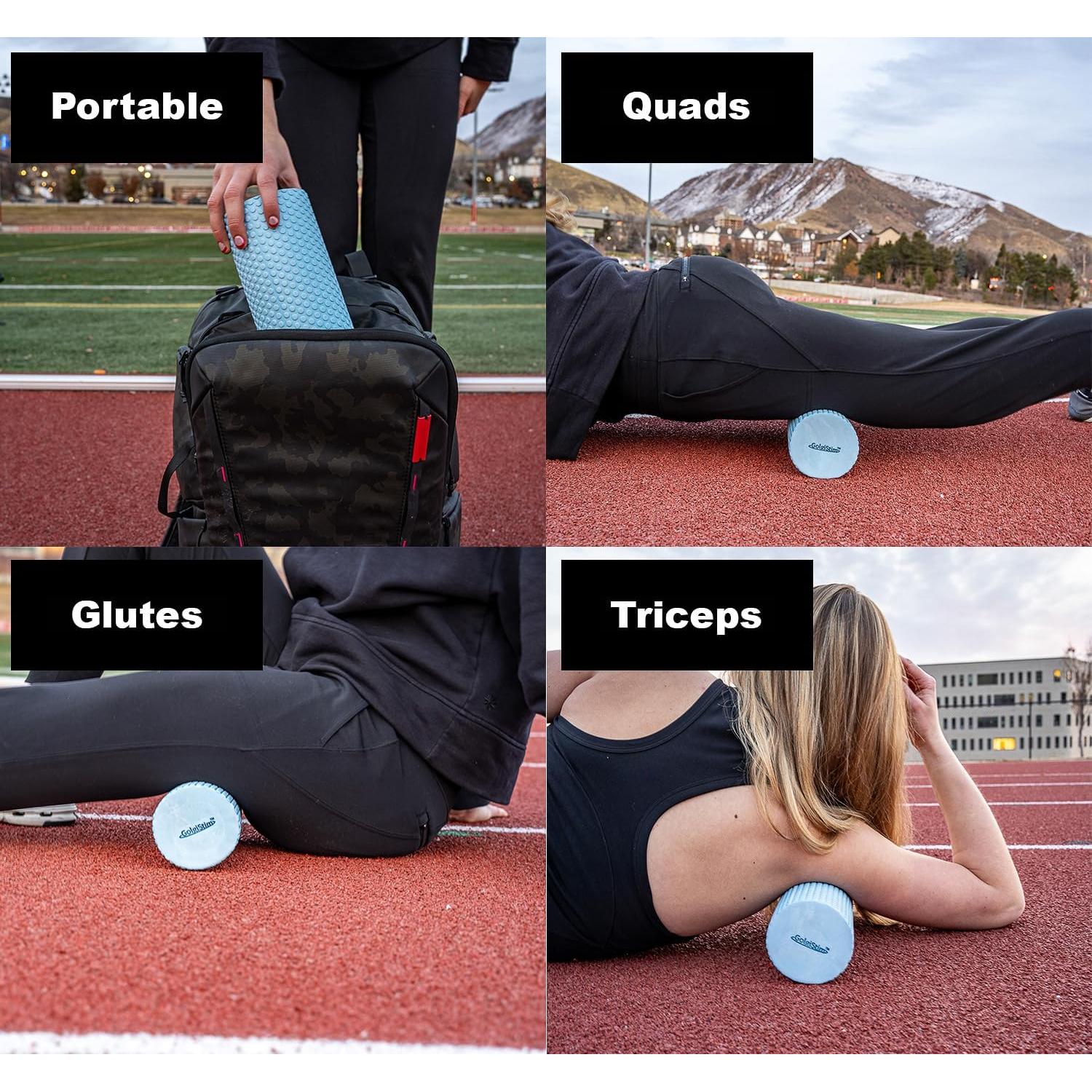 Rodillo de Masaje de Espuma GolgiStim 30 cm Densidad Media