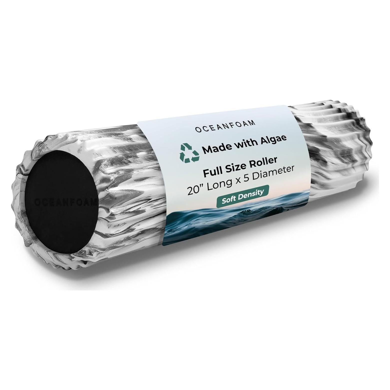 Rodillo de Espuma Oceanfoam 50.8 cm Marmoleado Negro