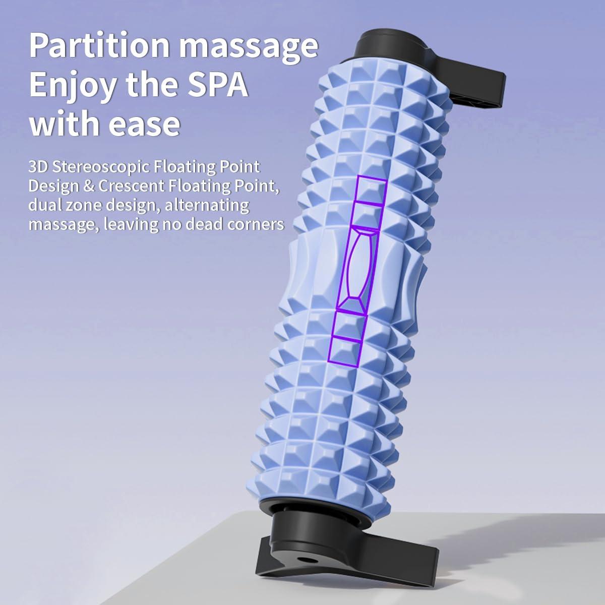 Rodillo de Espuma Scllabyca 53 cm con Soporte Mejorado Azul