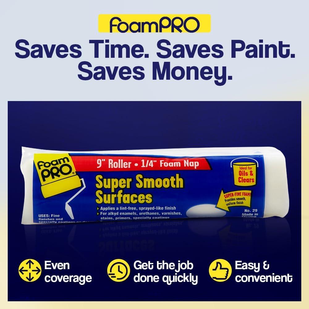 Rodillo de pintura FoamPRO 29 - 35.56 cm x 0.64 cm - Acabado Liso
