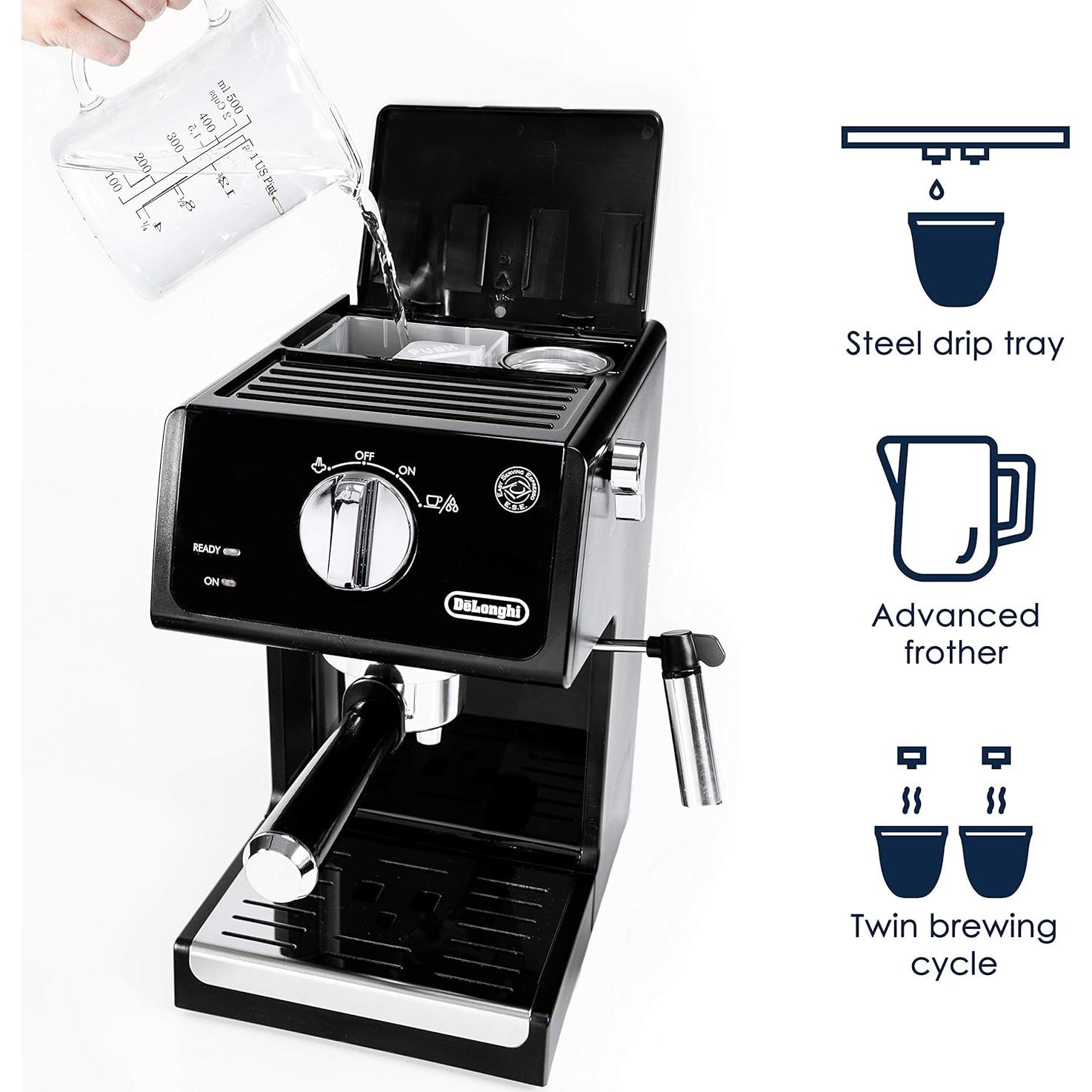 Máquina de Espresso De'Longhi ECP3120 15 Bar con Espumador