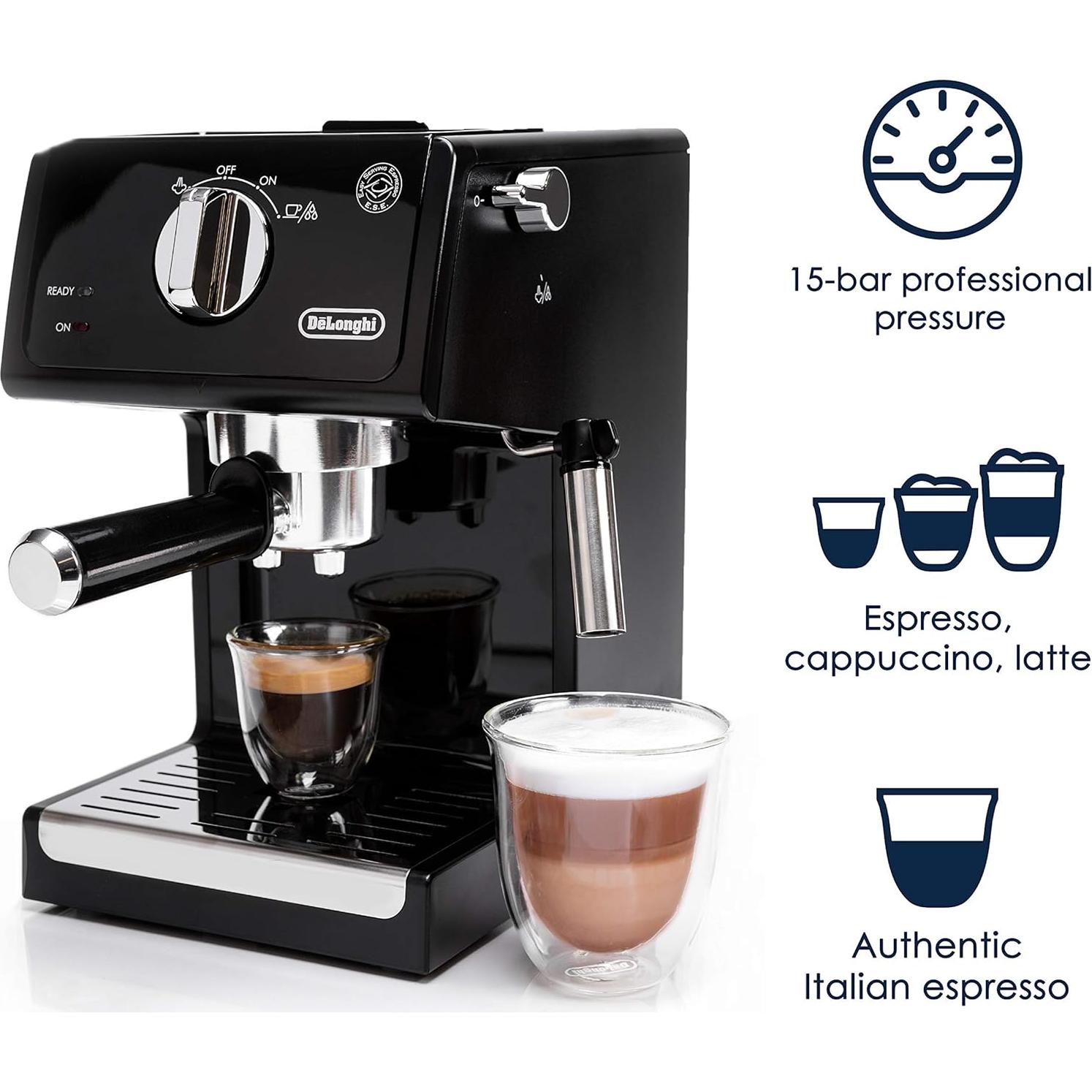 Máquina de Espresso De'Longhi ECP3120 15 Bar con Espumador