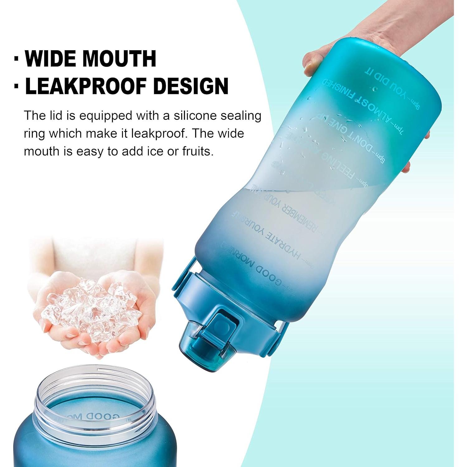 Botella de Agua Reutilizable EYQ 1.89L a Prueba de Fugas